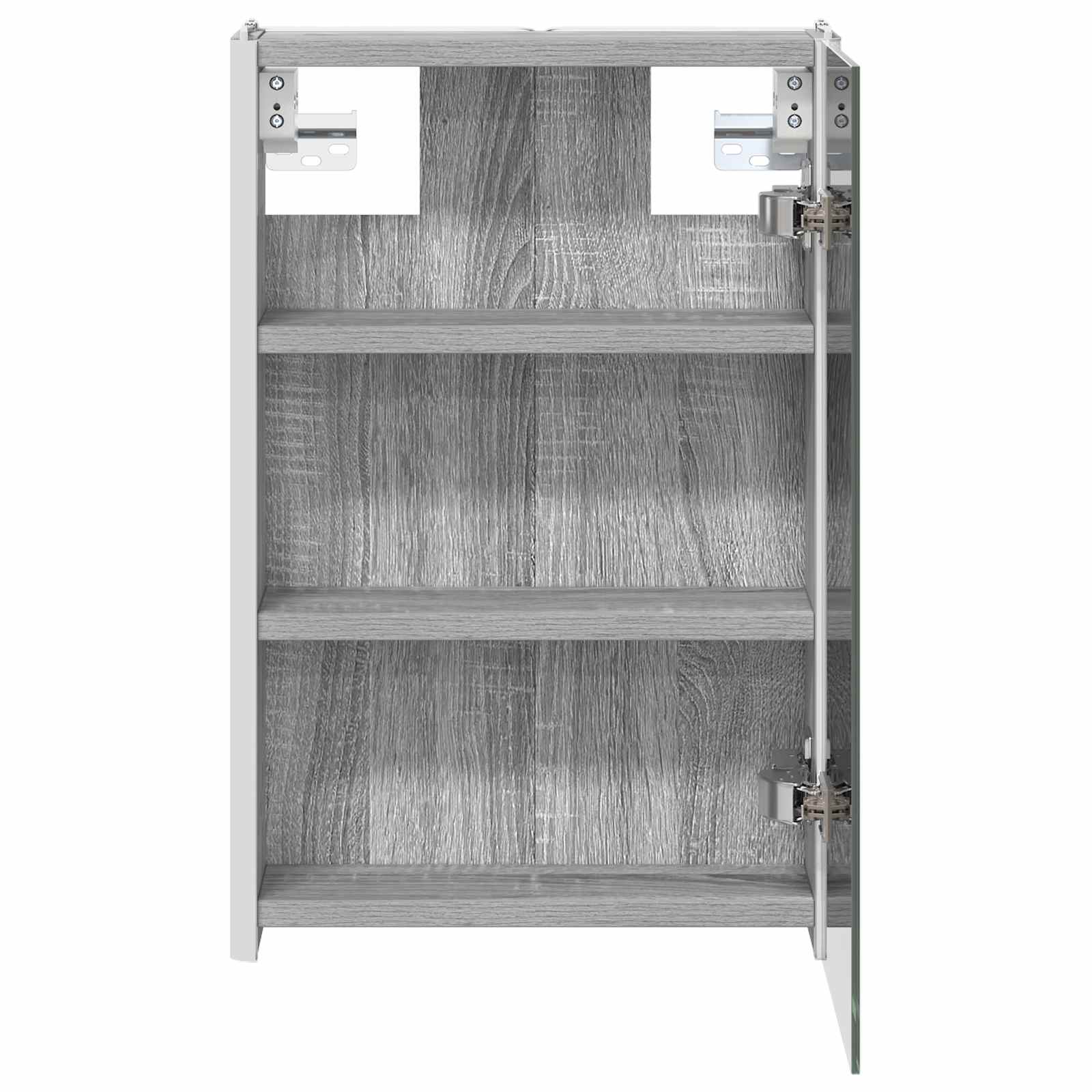 Badkamer spiegelkast Grijs Sonoma 33 x 11,5 x 50 cm is nu te koop bij PeponiXL, paradijselijk wonen!