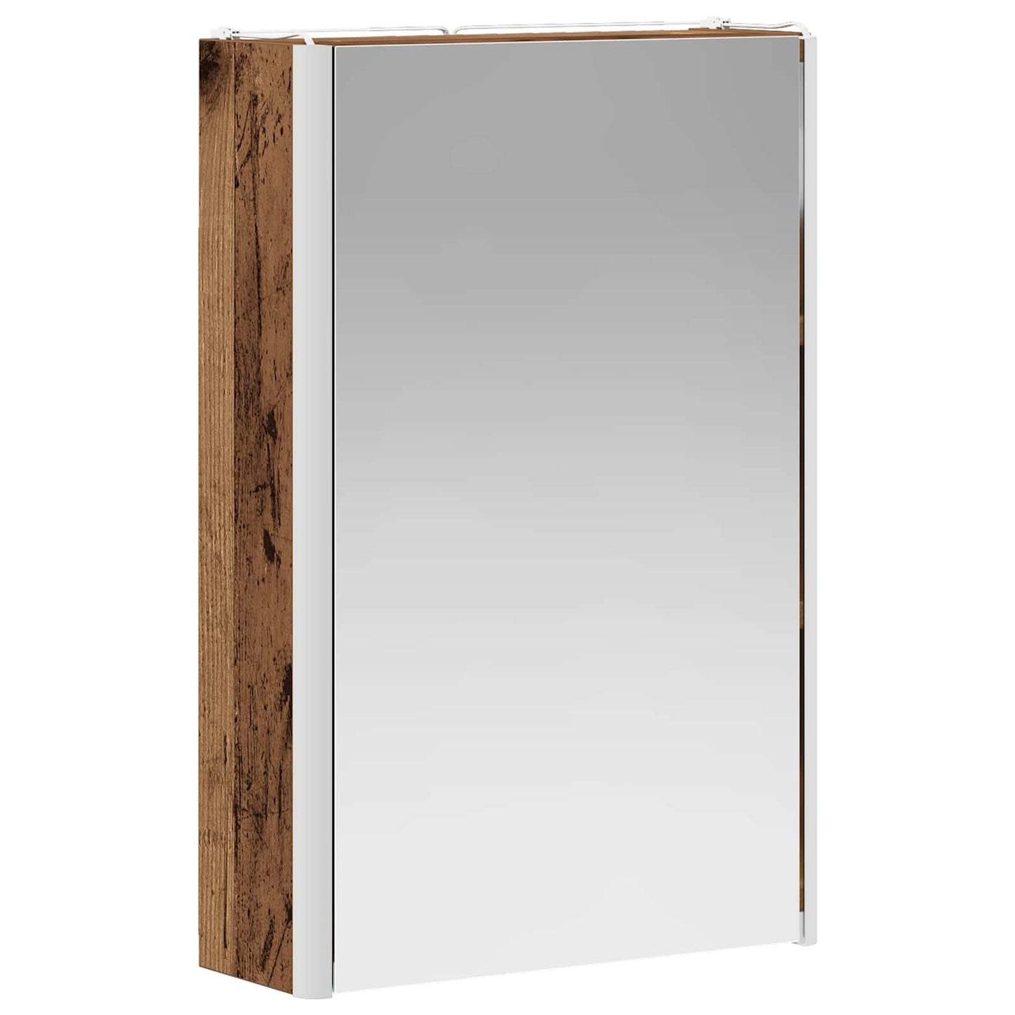 Badkamer spiegelkast Oudhout 33 x 11,5 x 50 cm Bewerkt hout is nu te koop bij PeponiXL, paradijselijk wonen!
