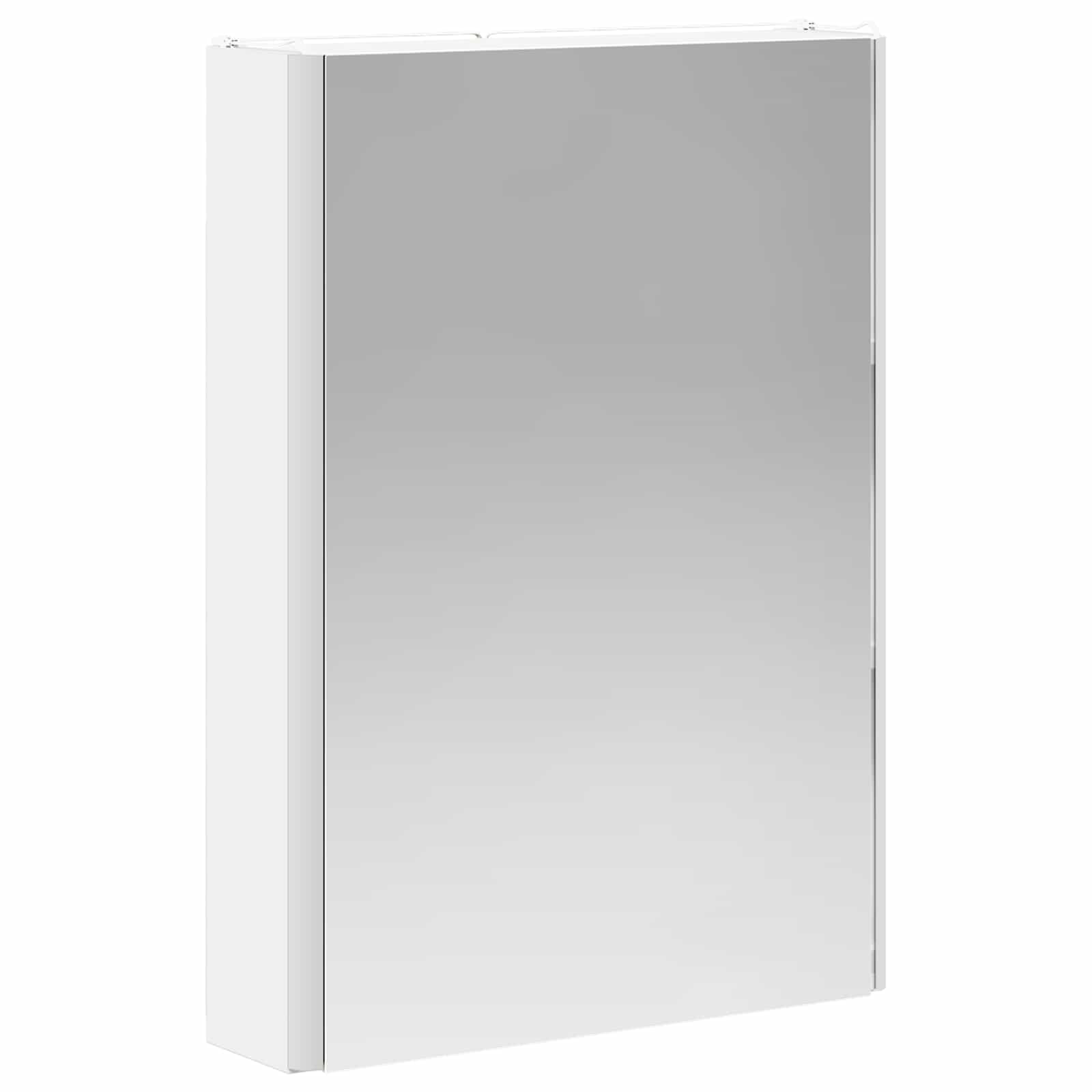 Badkamer spiegelkast voor Wit 43 x 11,5 x 60,5 cm Bewerkt hout is nu te koop bij PeponiXL, paradijselijk wonen!