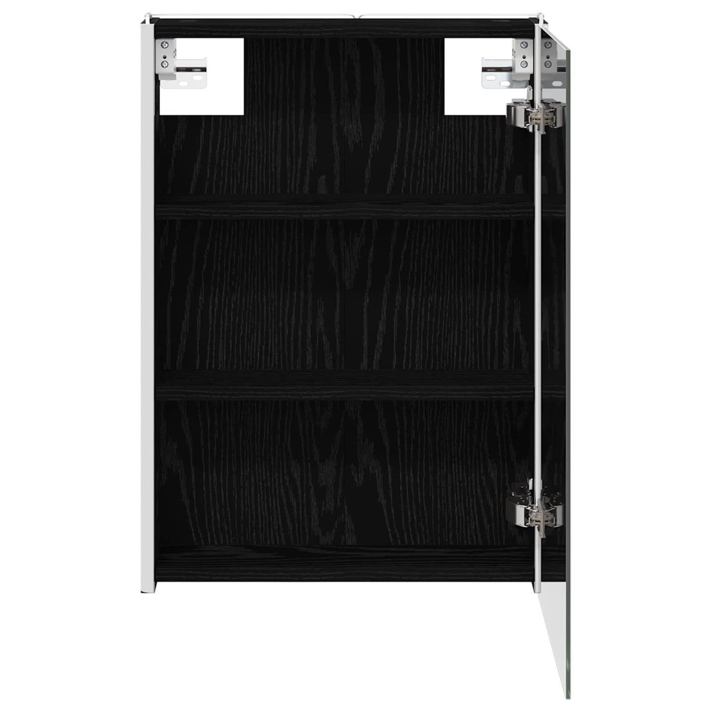 Badkamer spiegelkast Zwart Eiken 43 x 11,5 x 60,5 cm is nu te koop bij PeponiXL, paradijselijk wonen!