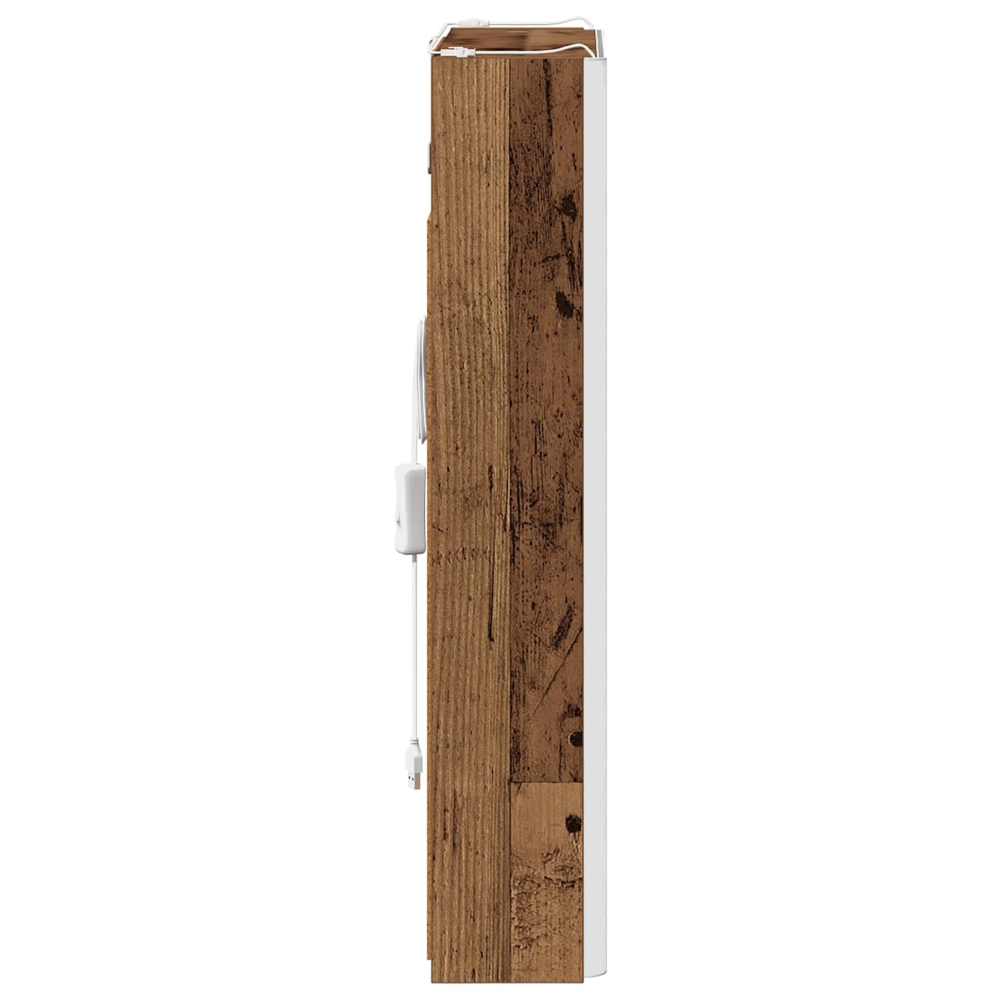 Badkamer spiegelkast Oudhout 43 x 11,5 x 60,5 cm Bewerkt hout is nu te koop bij PeponiXL, paradijselijk wonen!
