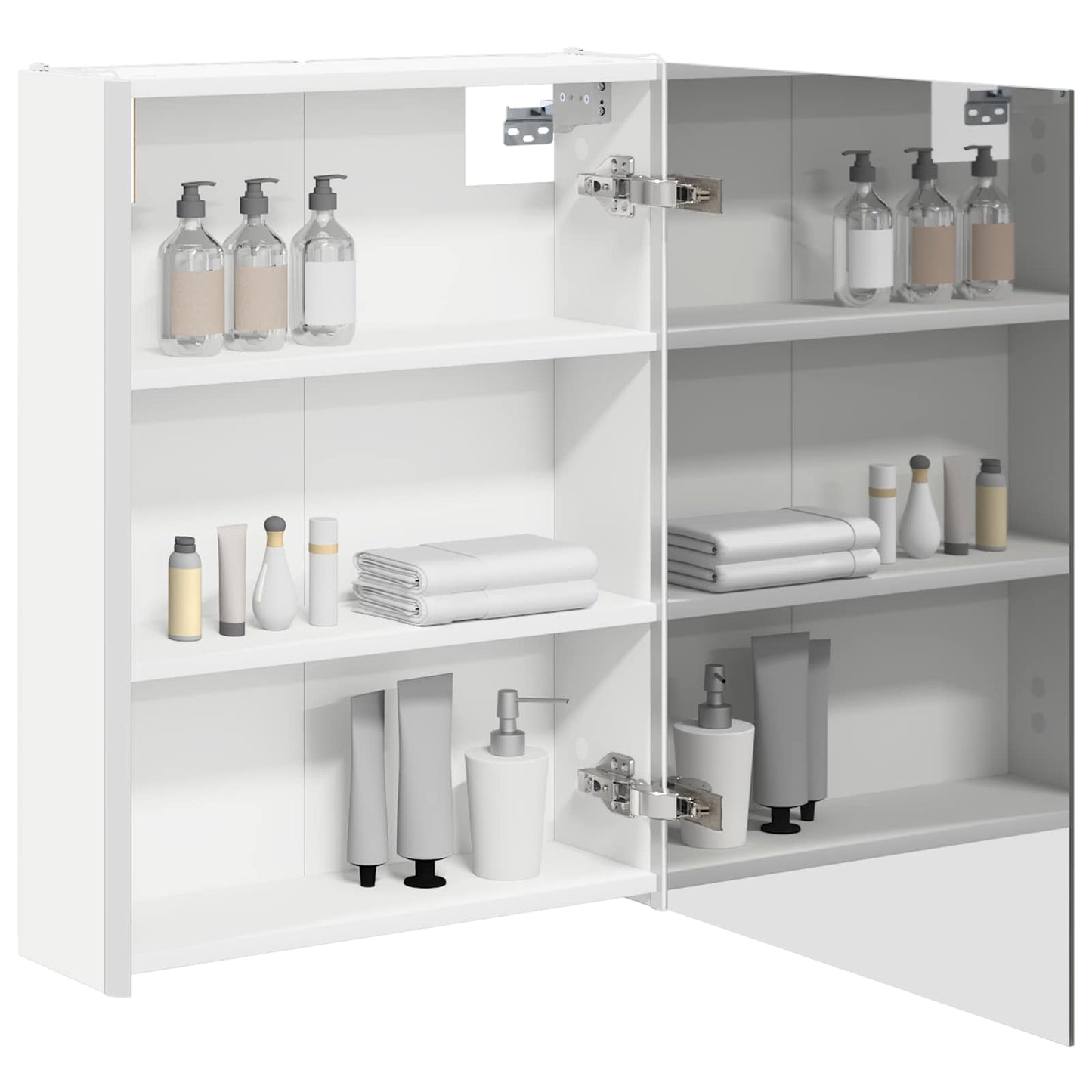 Badkamer spiegelkast voor Wit 53,5 x 15,5 x 70 cm Bewerkt hout is nu te koop bij PeponiXL, paradijselijk wonen!