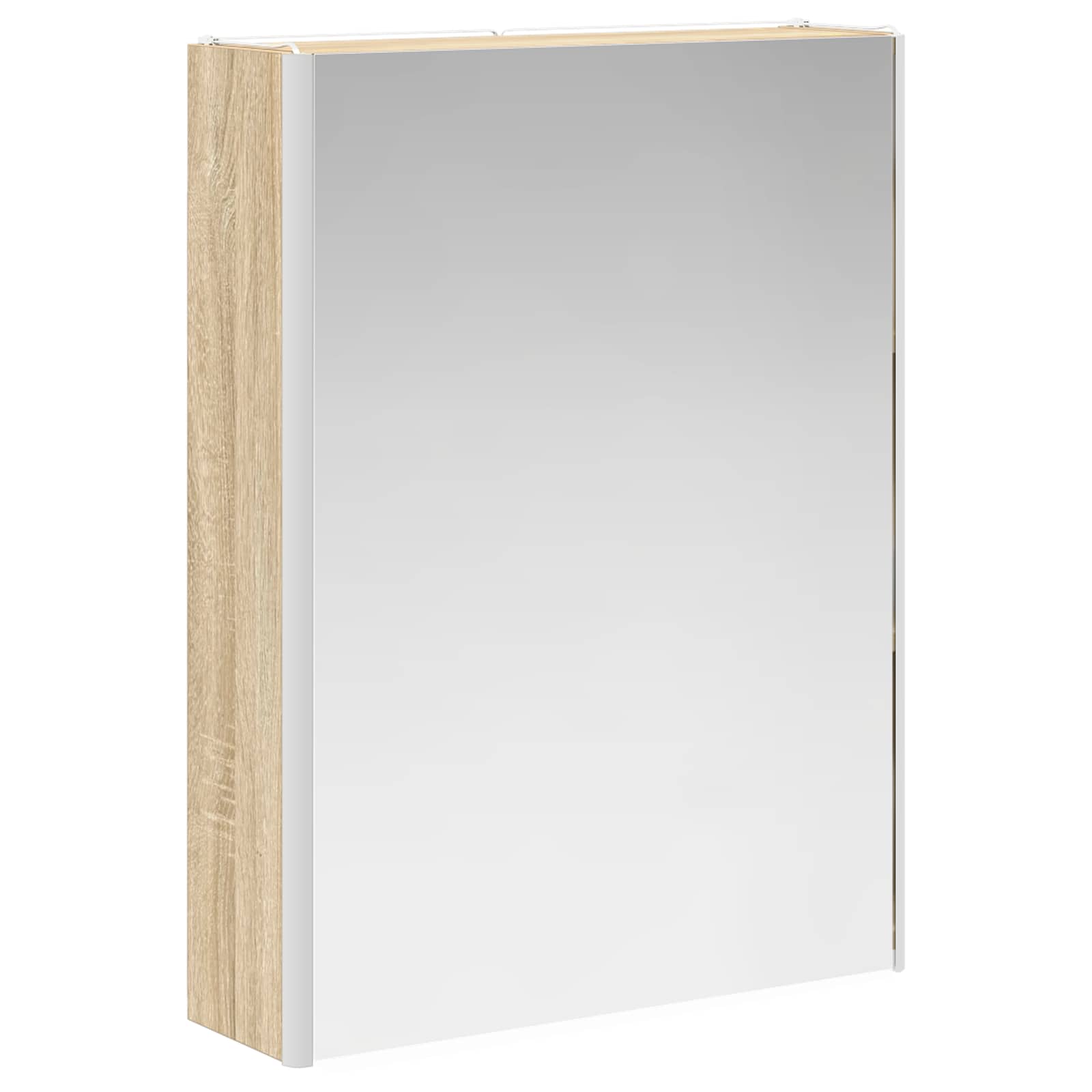 Badkamer spiegelkast Sonoma Eiken 53,5 x 15,5 x 70 cm is nu te koop bij PeponiXL, paradijselijk wonen!