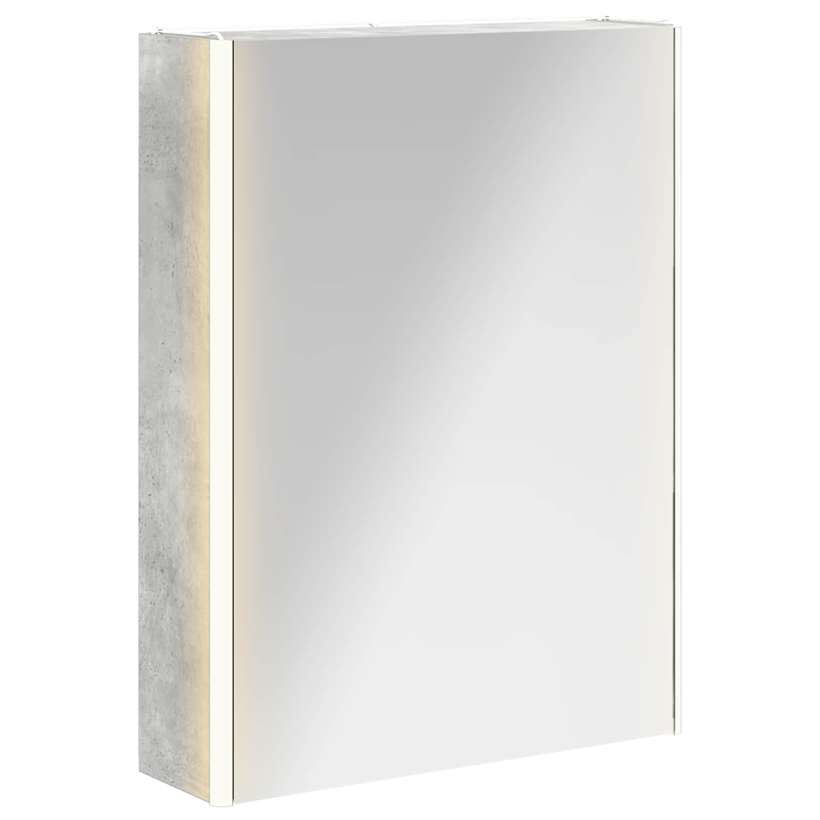Badkamer spiegelkast Beton Grijs 53,5 x 15,5 x 70 cm is nu te koop bij PeponiXL, paradijselijk wonen!