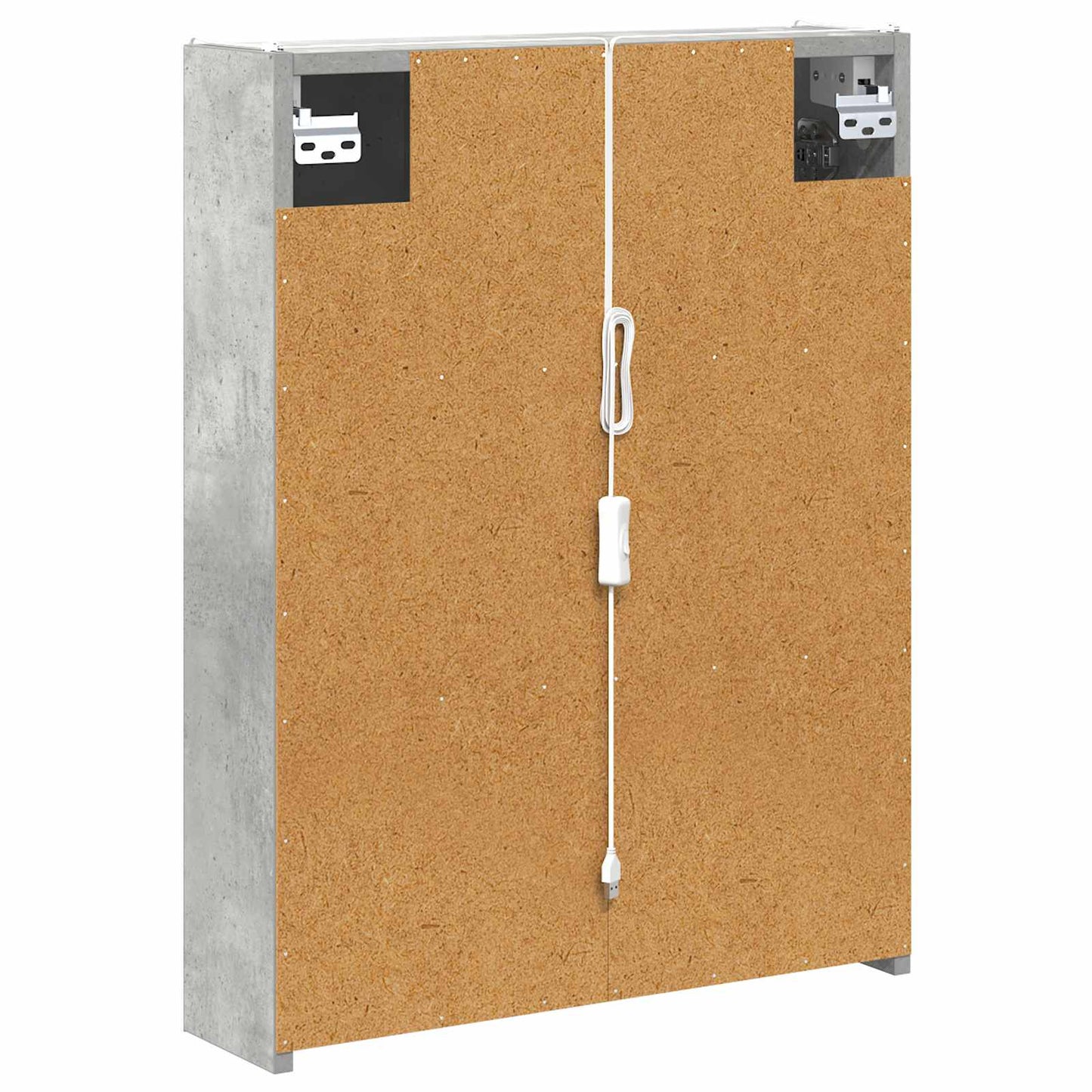 Badkamer spiegelkast Beton Grijs 53,5 x 15,5 x 70 cm is nu te koop bij PeponiXL, paradijselijk wonen!