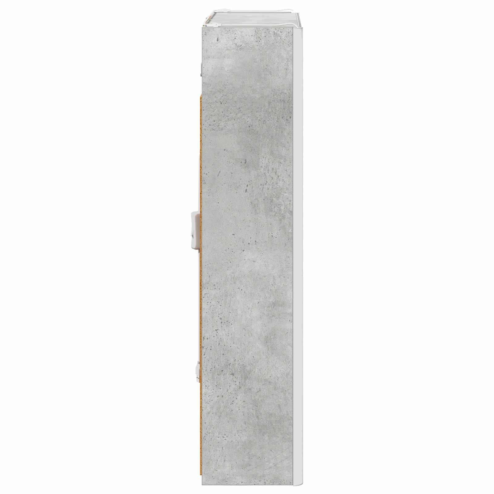 Badkamer spiegelkast Beton Grijs 53,5 x 15,5 x 70 cm is nu te koop bij PeponiXL, paradijselijk wonen!