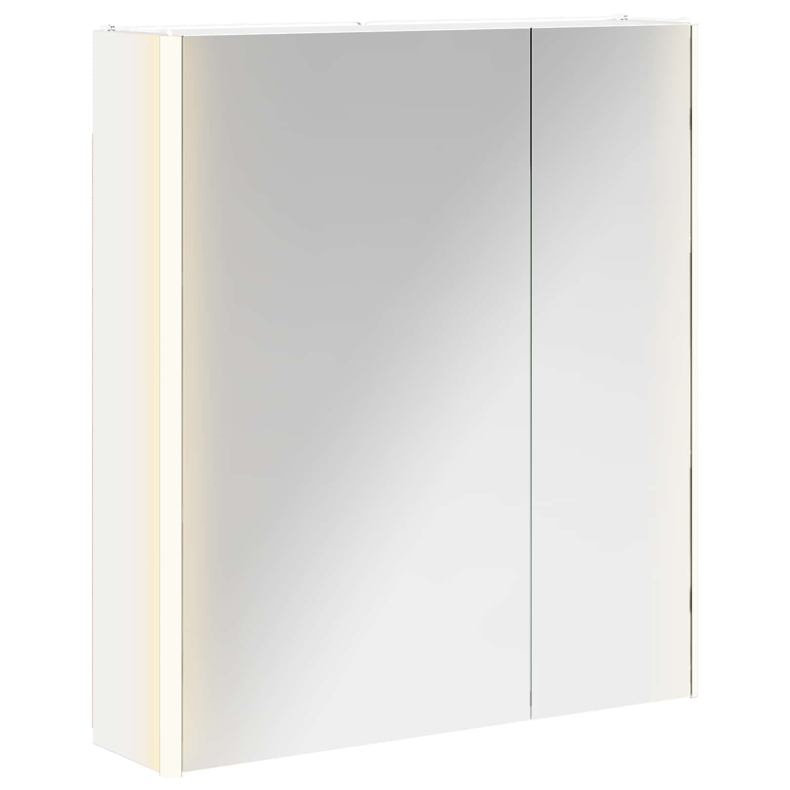 Badkamer spiegelkast voor Wit 63,5 x 15,5 x 70 cm Bewerkt hout is nu te koop bij PeponiXL, paradijselijk wonen!