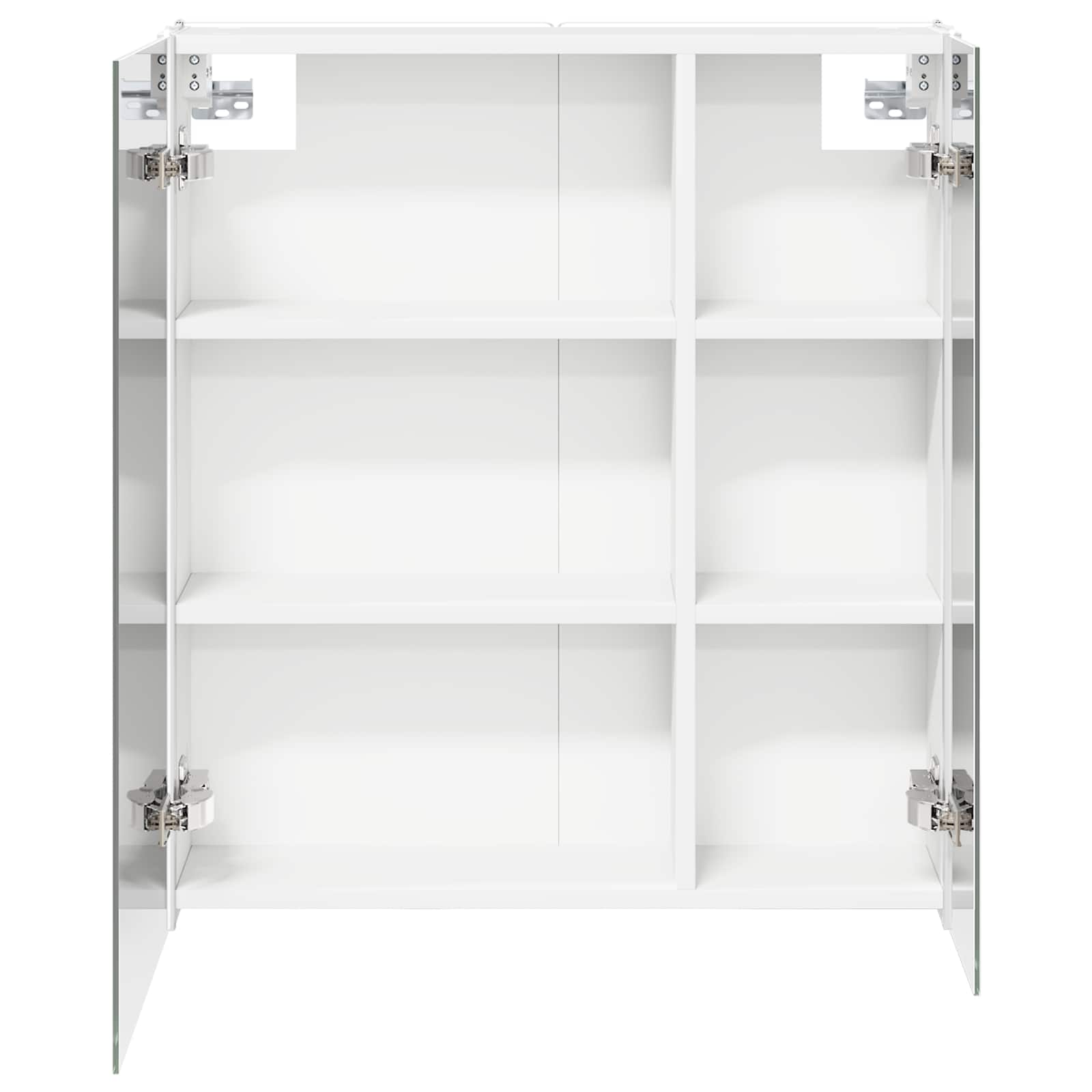 Badkamer spiegelkast voor Wit 63,5 x 15,5 x 70 cm Bewerkt hout is nu te koop bij PeponiXL, paradijselijk wonen!