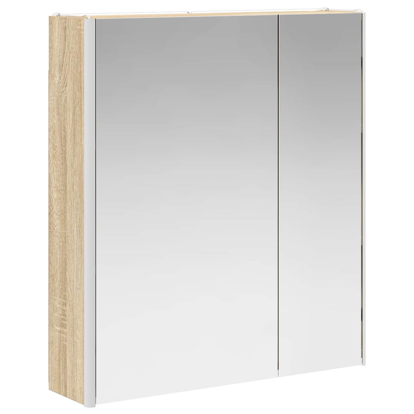 Badkamer spiegelkast Sonoma Eiken 63,5 x 15,5 x 70 cm is nu te koop bij PeponiXL, paradijselijk wonen!