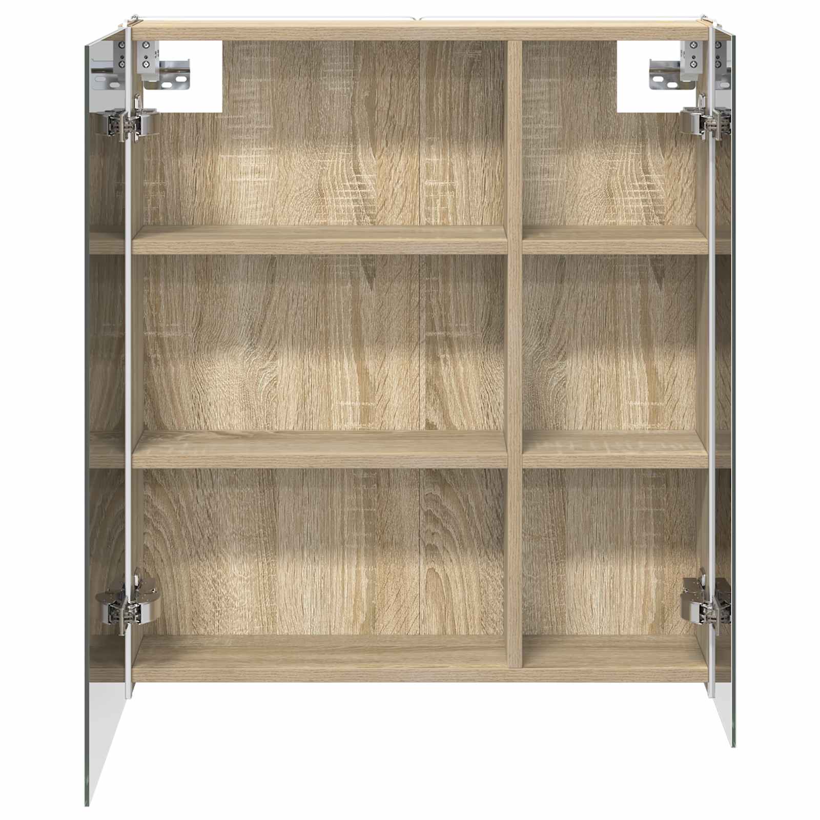 Badkamer spiegelkast Sonoma Eiken 63,5 x 15,5 x 70 cm is nu te koop bij PeponiXL, paradijselijk wonen!