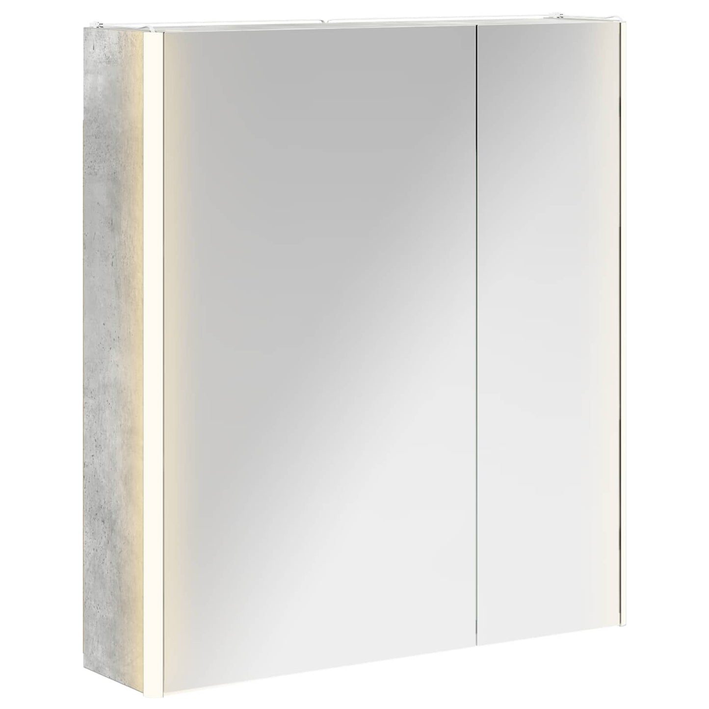 Badkamer spiegelkast Beton Grijs 63,5 x 15,5 x 70 cm is nu te koop bij PeponiXL, paradijselijk wonen!