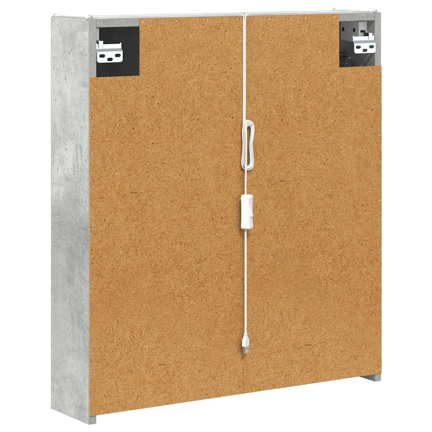 Badkamer spiegelkast Beton Grijs 63,5 x 15,5 x 70 cm is nu te koop bij PeponiXL, paradijselijk wonen!