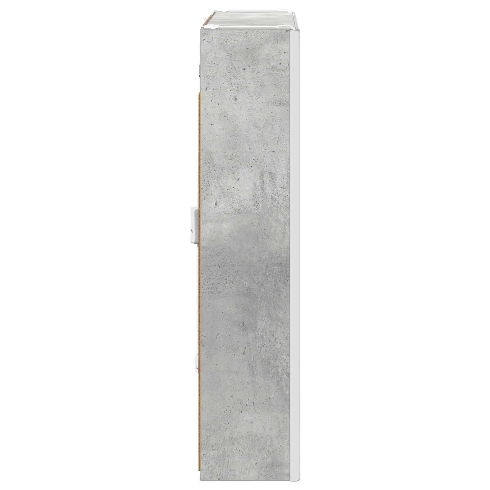 Badkamer spiegelkast Beton Grijs 63,5 x 15,5 x 70 cm is nu te koop bij PeponiXL, paradijselijk wonen!