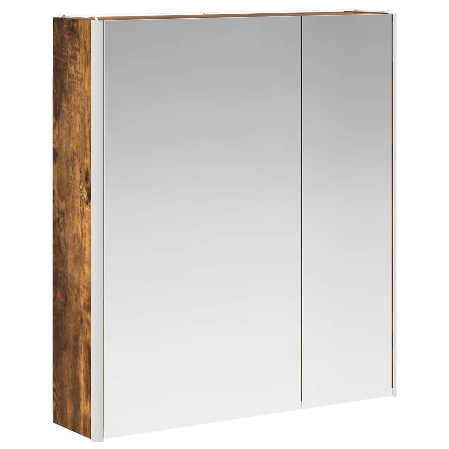 Badkamer spiegelkast Gerookt eiken 63,5 x 15,5 x 70 cm is nu te koop bij PeponiXL, paradijselijk wonen!