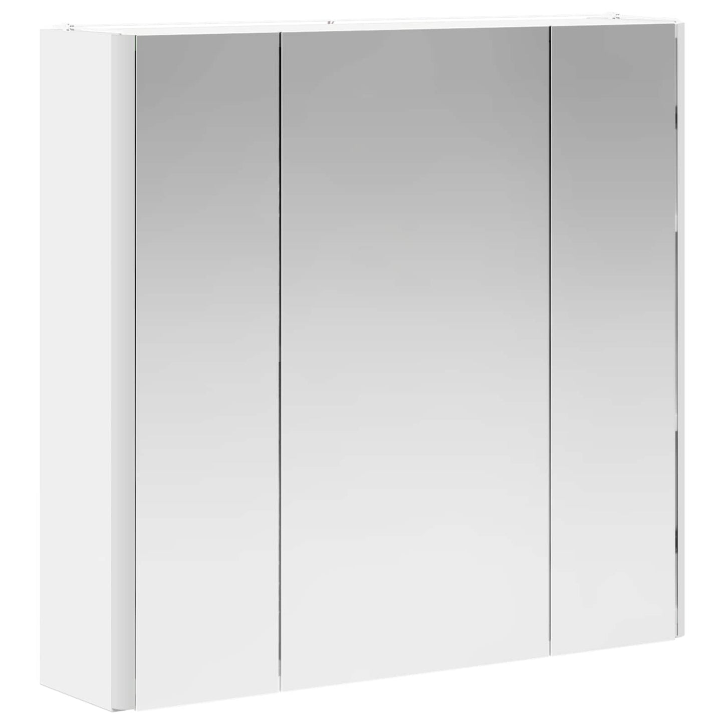 Badkamer spiegelkast Wit 63,5 x 15,5 x 60,5 cm Bewerkt hout is nu te koop bij PeponiXL, paradijselijk wonen!