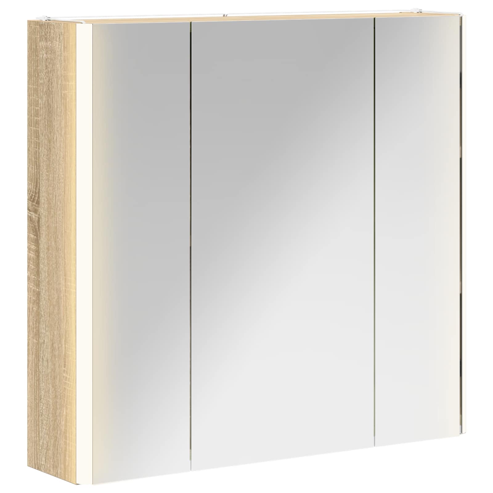 Badkamer spiegelkast Sonoma Eiken 63,5 x 15,5 x 60,5 cm is nu te koop bij PeponiXL, paradijselijk wonen!