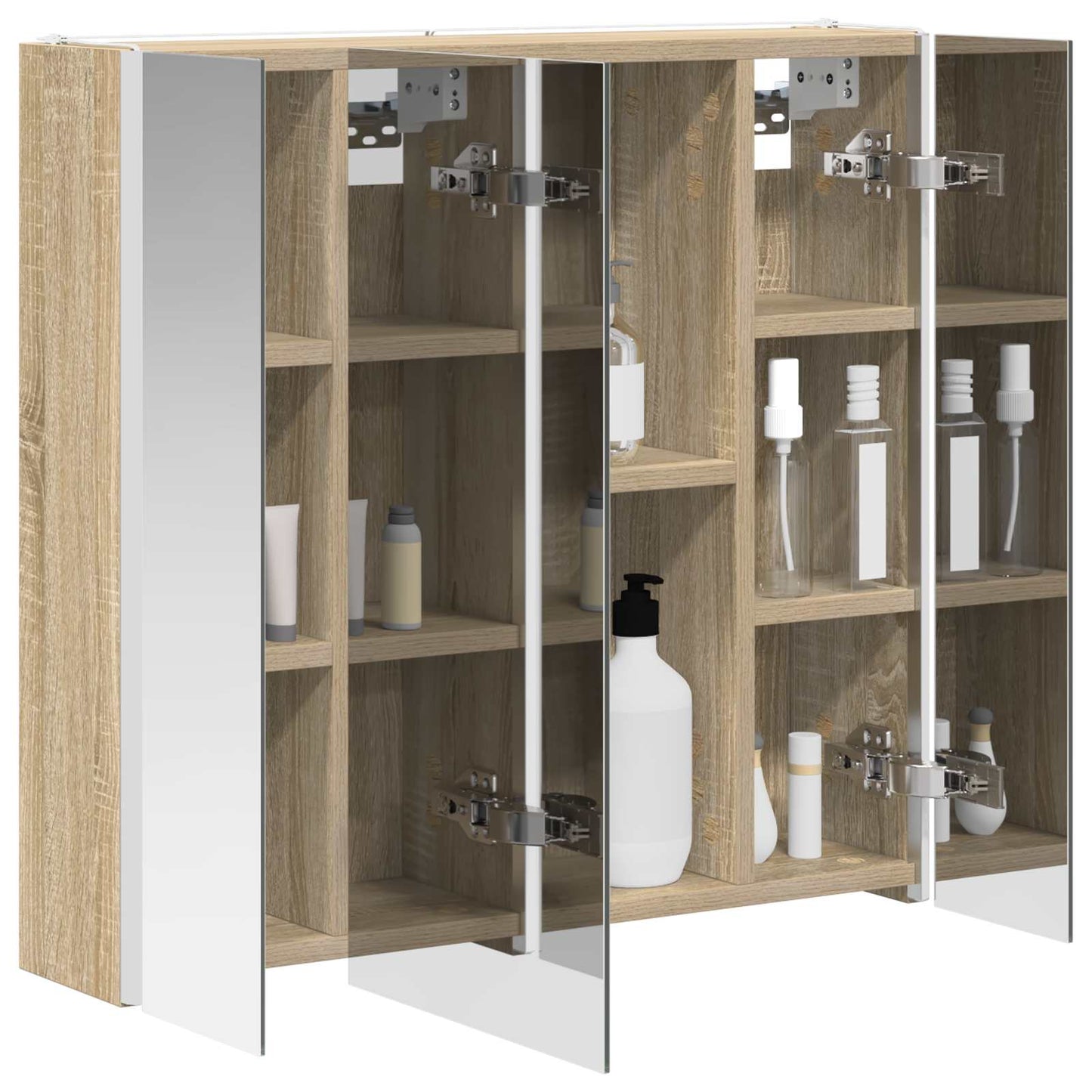 Badkamer spiegelkast Sonoma Eiken 63,5 x 15,5 x 60,5 cm is nu te koop bij PeponiXL, paradijselijk wonen!