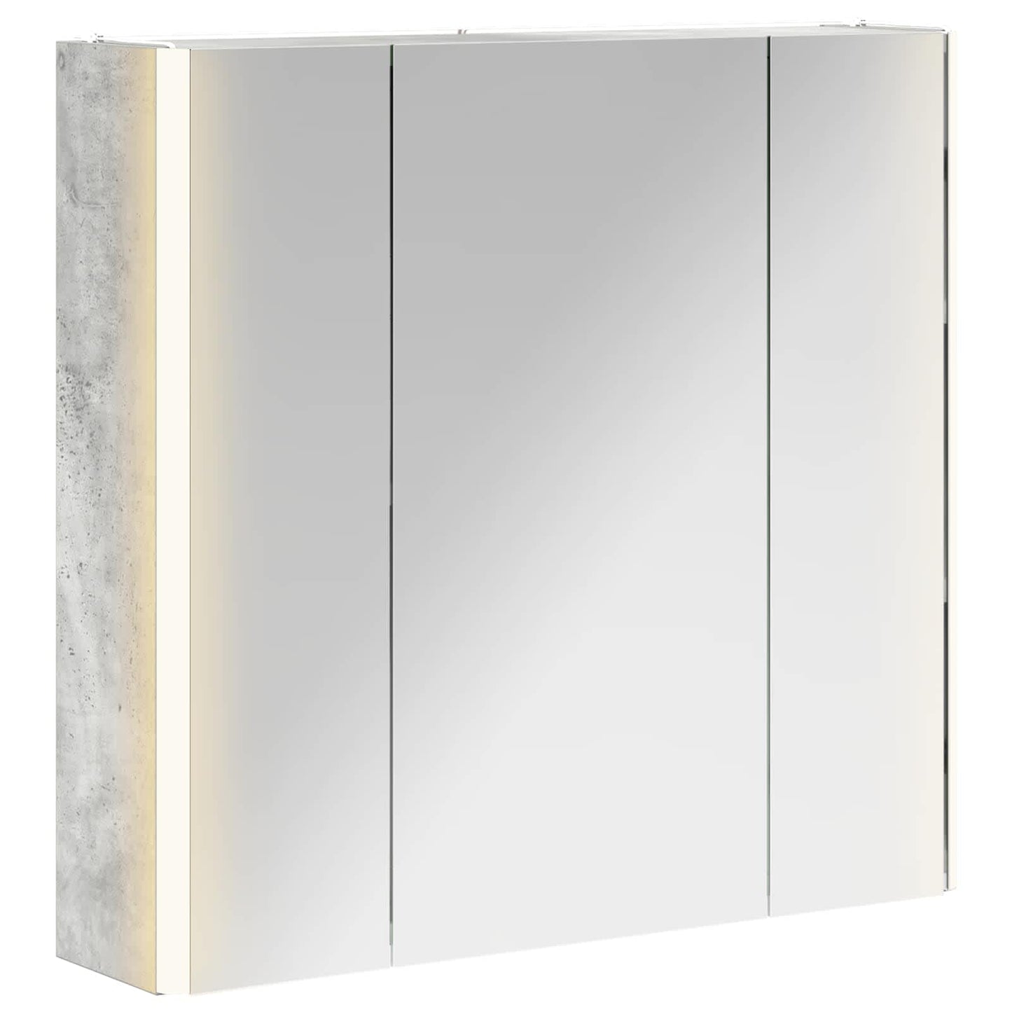 Badkamer spiegelkast Beton Grijs 63,5 x 15,5 x 60,5 cm is nu te koop bij PeponiXL, paradijselijk wonen!
