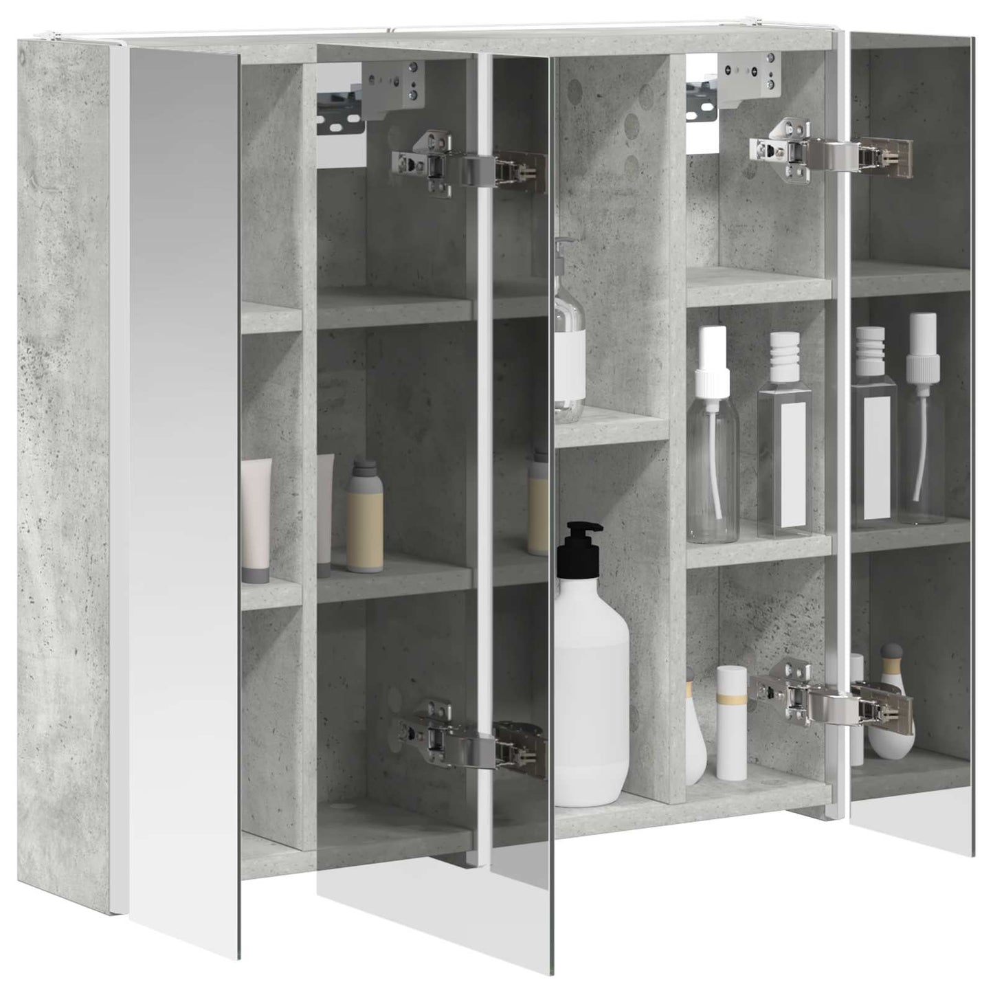 Badkamer spiegelkast Beton Grijs 63,5 x 15,5 x 60,5 cm is nu te koop bij PeponiXL, paradijselijk wonen!