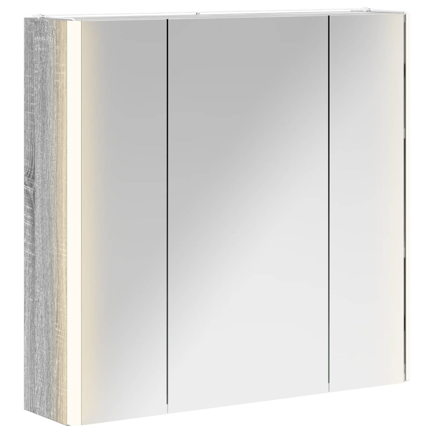 Badkamer spiegelkast Grijs Sonoma 63,5 x 15,5 x 60,5 cm is nu te koop bij PeponiXL, paradijselijk wonen!