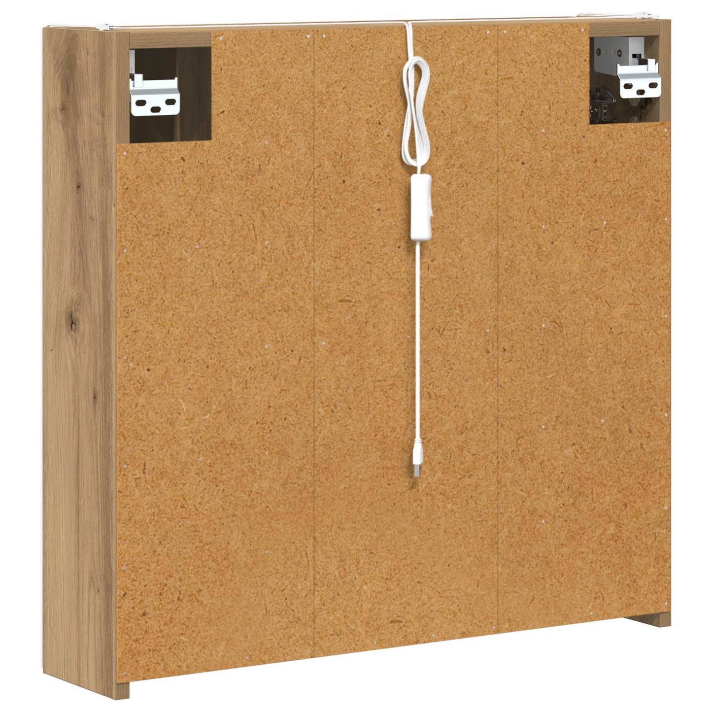 Badkamer spiegelkast Ambachtelijk eiken 63,5 x 15,5 x 60,5 cm is nu te koop bij PeponiXL, paradijselijk wonen!