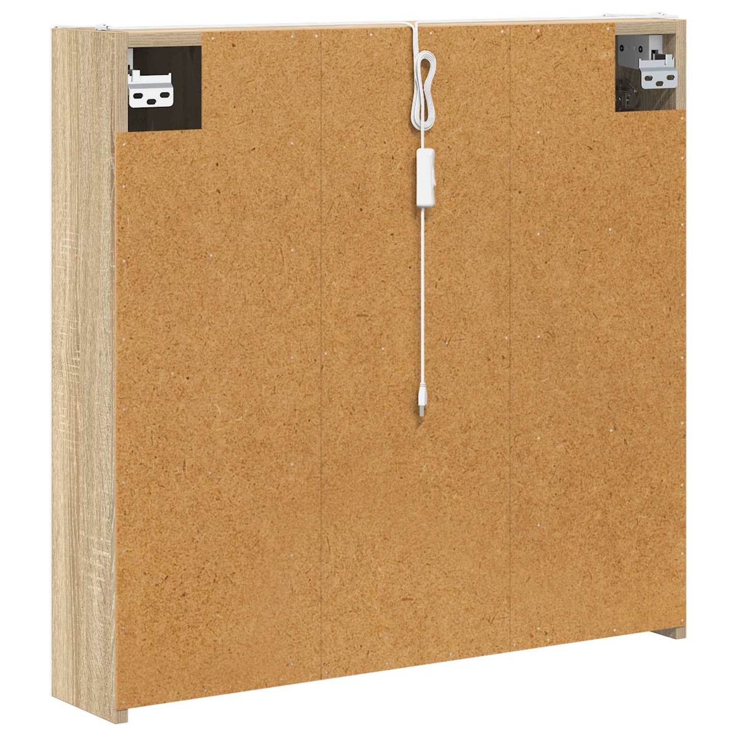 Badkamer spiegelkast met plank Sonoma Eiken 73,5 x 15,5 x 70 cm is nu te koop bij PeponiXL, paradijselijk wonen!