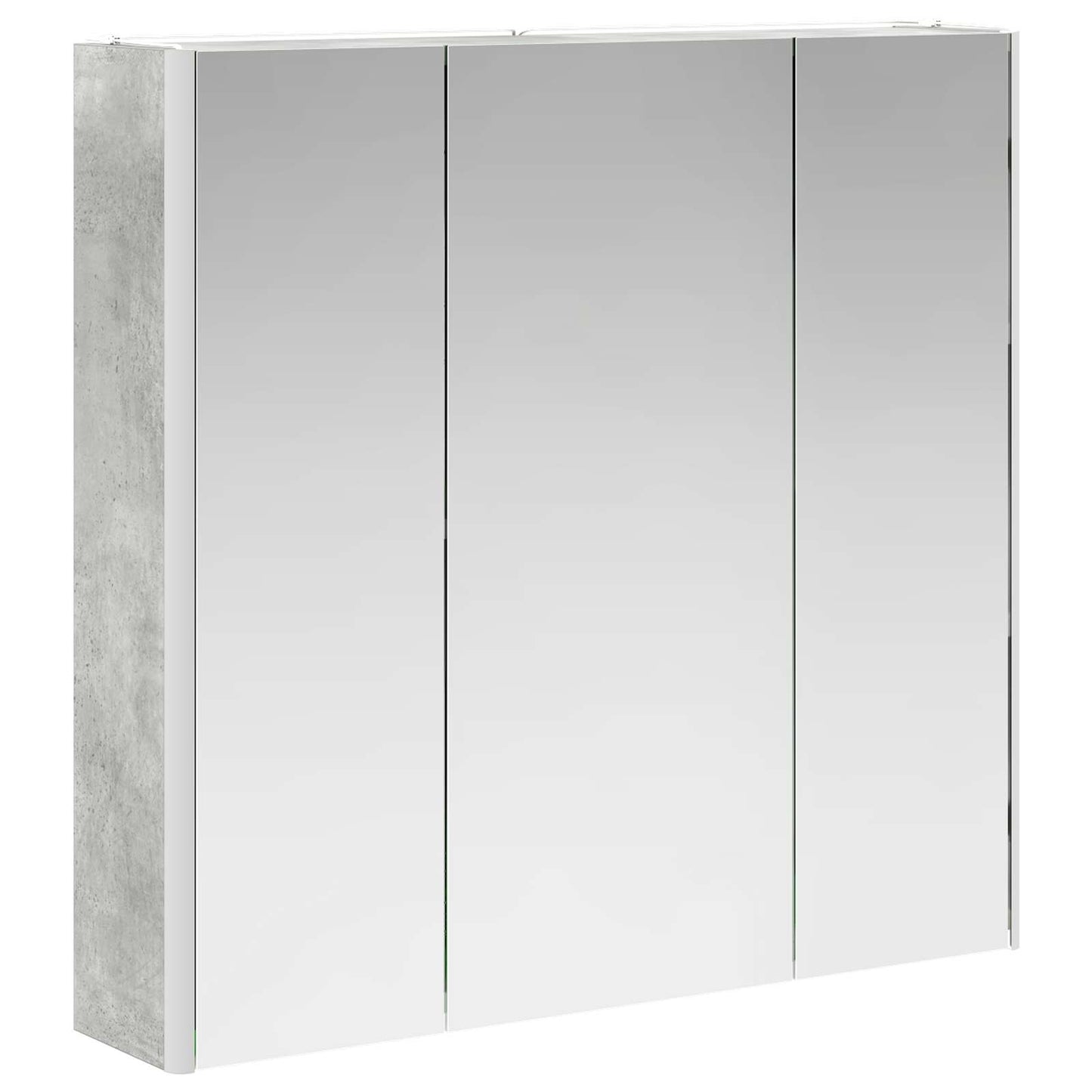 Badkamer spiegelkast met plank Beton Grijs 73,5 x 15,5 x 70 cm is nu te koop bij PeponiXL, paradijselijk wonen!