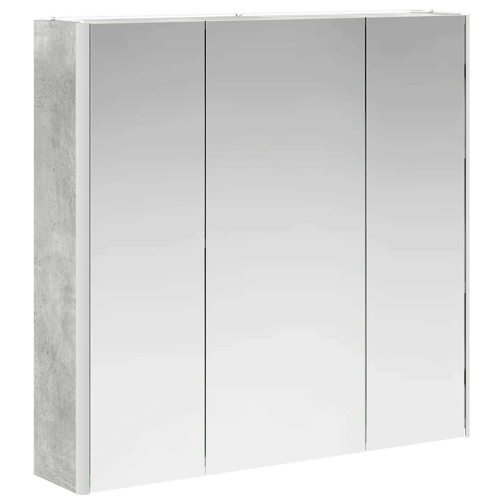 Badkamer spiegelkast met plank Beton Grijs 73,5 x 15,5 x 70 cm is nu te koop bij PeponiXL, paradijselijk wonen!