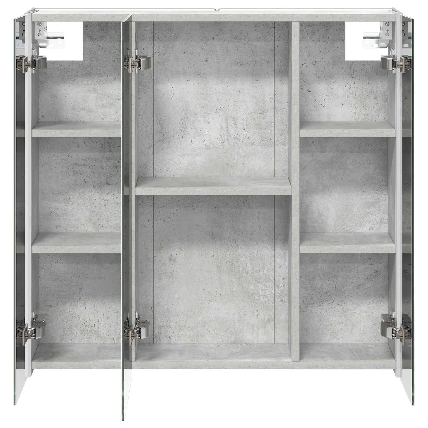 Badkamer spiegelkast met plank Beton Grijs 73,5 x 15,5 x 70 cm is nu te koop bij PeponiXL, paradijselijk wonen!
