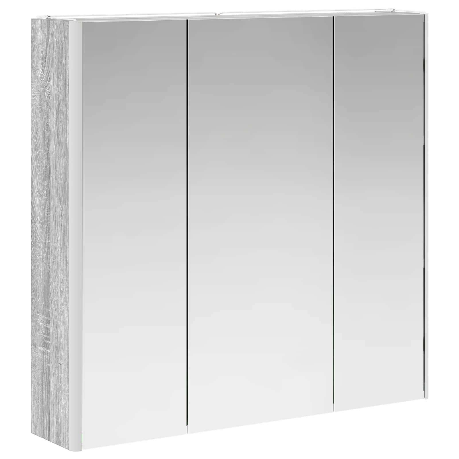 Badkamer spiegelkast met plank Grijs Sonoma 73,5 x 15,5 x 70 cm is nu te koop bij PeponiXL, paradijselijk wonen!