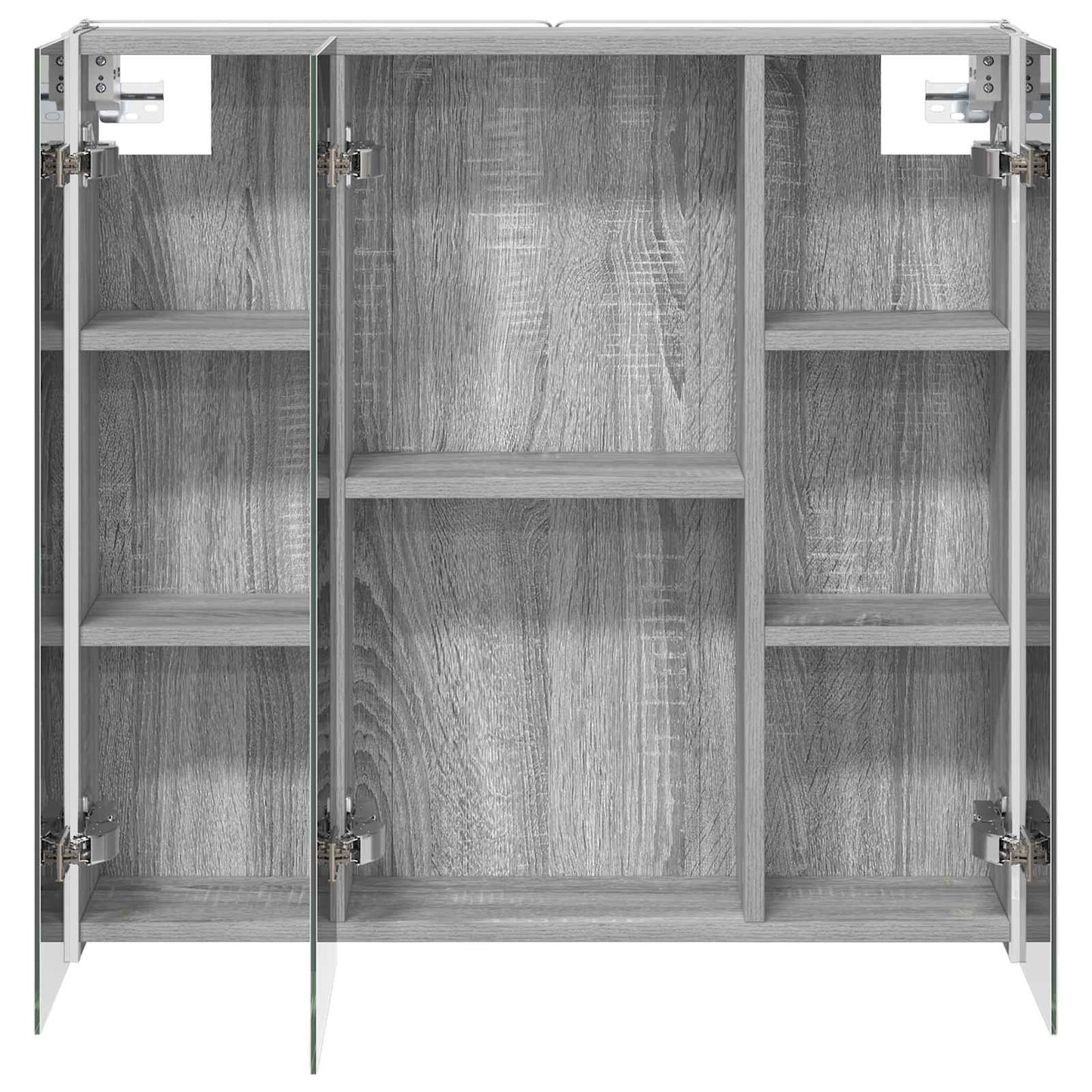 Badkamer spiegelkast met plank Grijs Sonoma 73,5 x 15,5 x 70 cm is nu te koop bij PeponiXL, paradijselijk wonen!