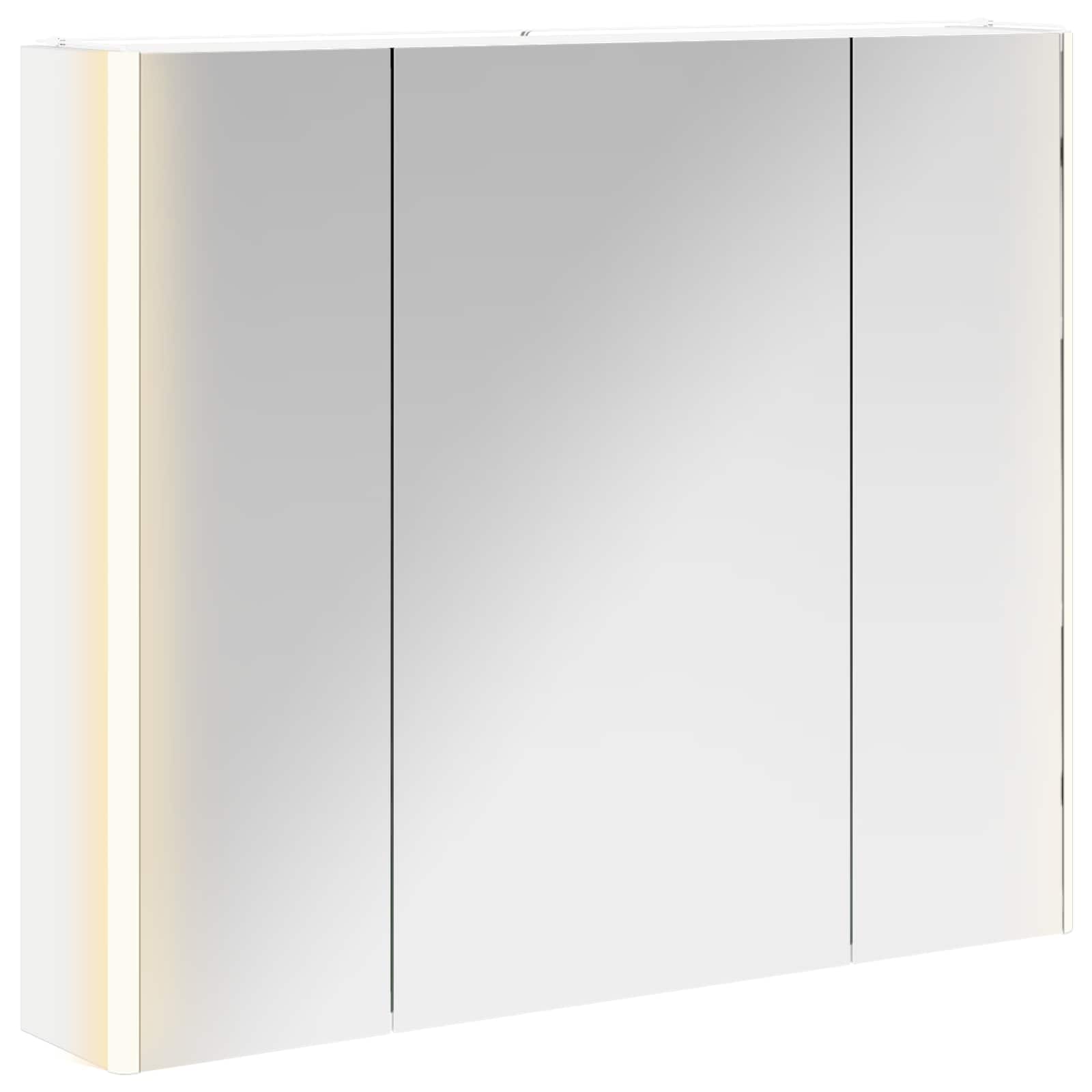 Badkamer spiegelkast voor Wit 83,5 x 15,5 x 70 cm Bewerkt hout is nu te koop bij PeponiXL, paradijselijk wonen!