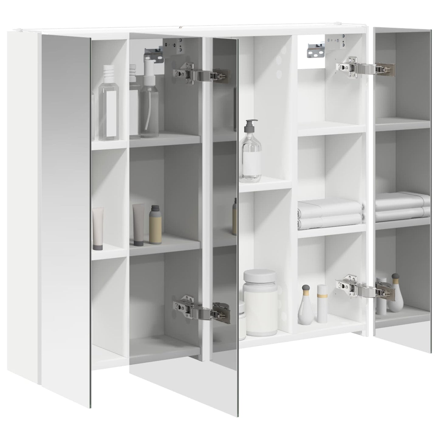 Badkamer spiegelkast voor Wit 83,5 x 15,5 x 70 cm Bewerkt hout is nu te koop bij PeponiXL, paradijselijk wonen!