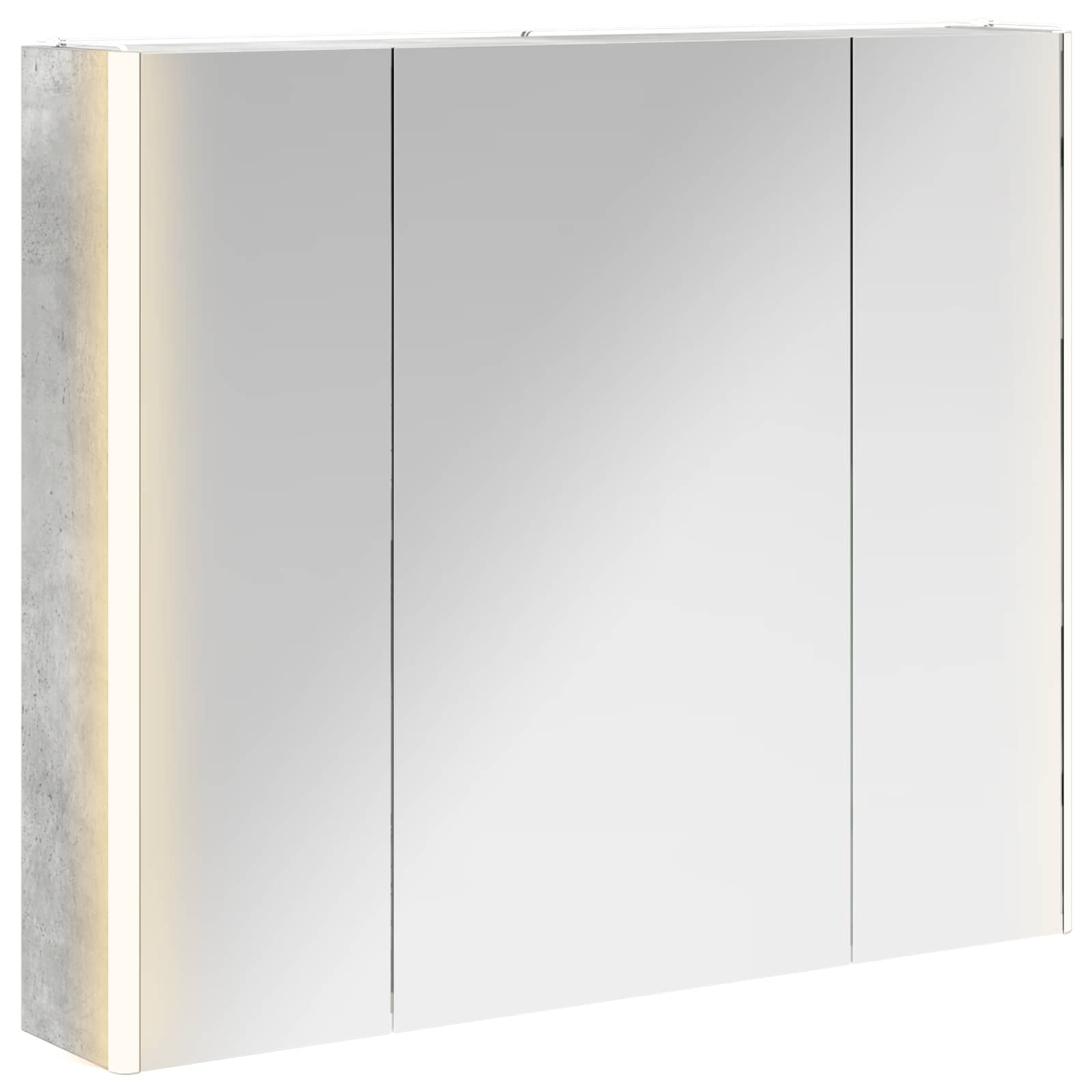 Badkamer spiegelkast Beton Grijs 83,5 x 15,5 x 70 cm is nu te koop bij PeponiXL, paradijselijk wonen!