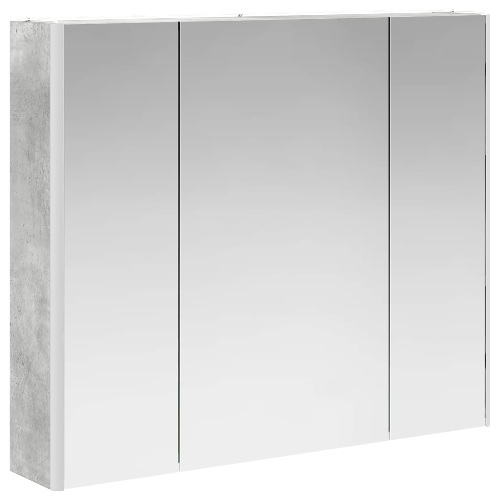 Badkamer spiegelkast Beton Grijs 83,5 x 15,5 x 70 cm is nu te koop bij PeponiXL, paradijselijk wonen!