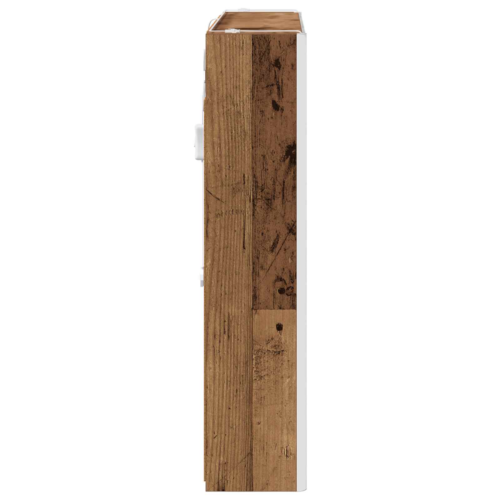 Badkamer spiegelkast Oudhout 83,5 x 15,5 x 70 cm Bewerkt hout is nu te koop bij PeponiXL, paradijselijk wonen!