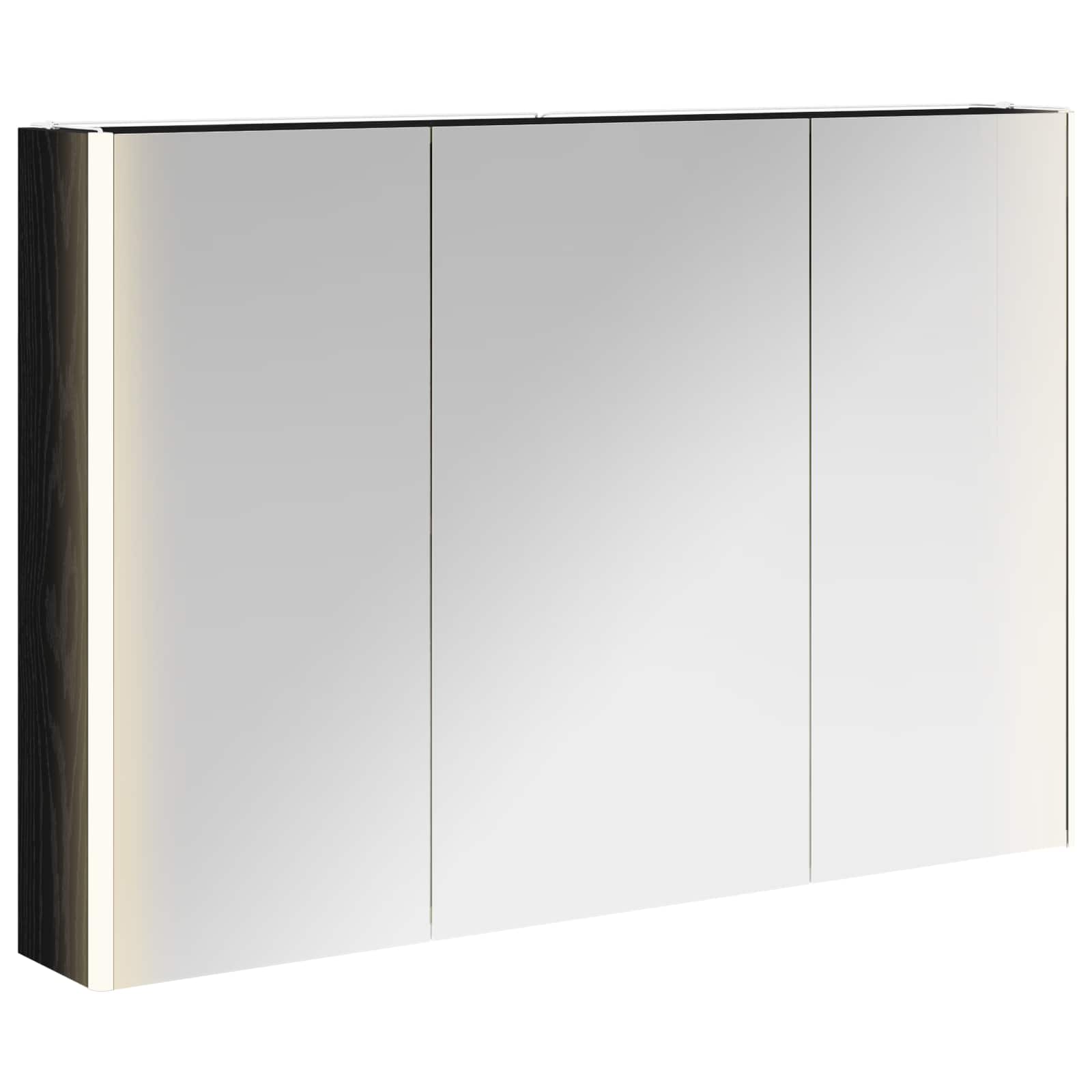 Badkamer spiegelkast Zwart Eiken 103,5 x 15,5 x 70 cm is nu te koop bij PeponiXL, paradijselijk wonen!