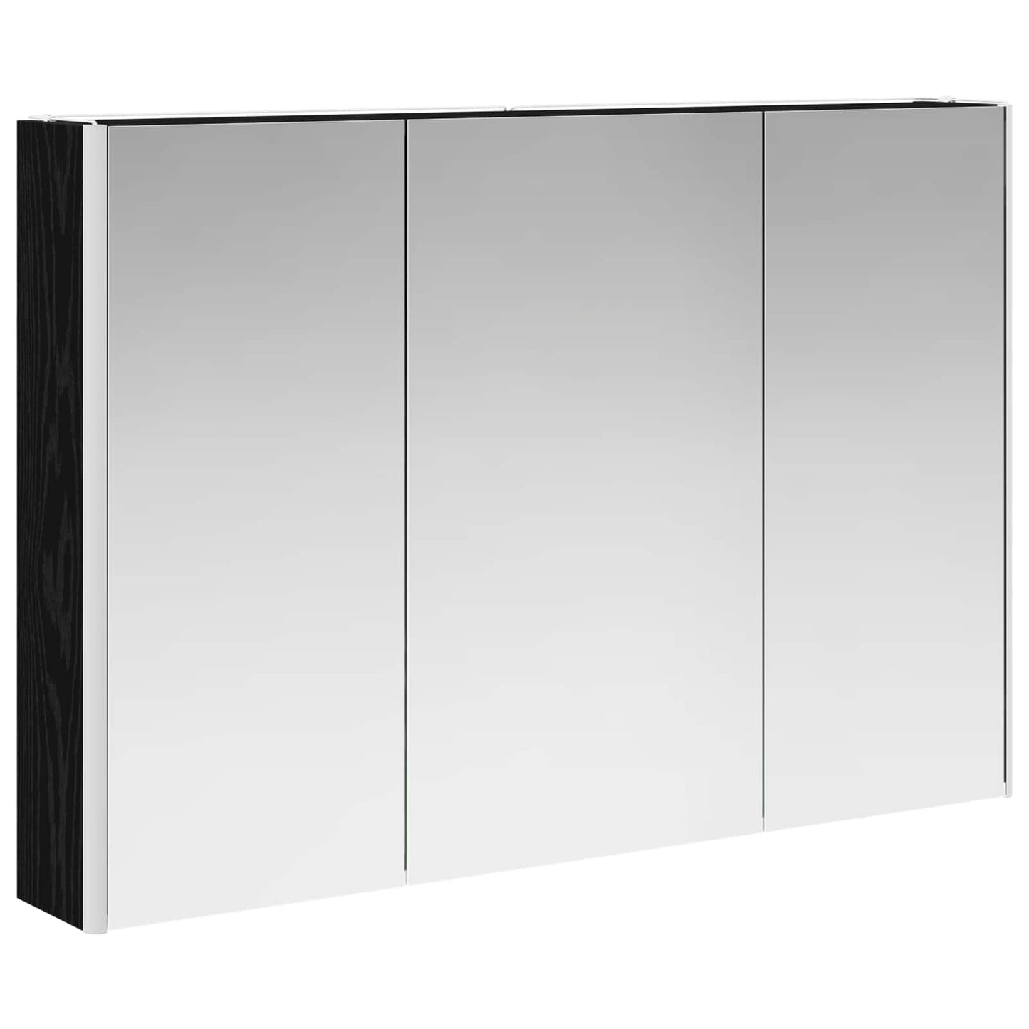 Badkamer spiegelkast Zwart Eiken 103,5 x 15,5 x 70 cm is nu te koop bij PeponiXL, paradijselijk wonen!