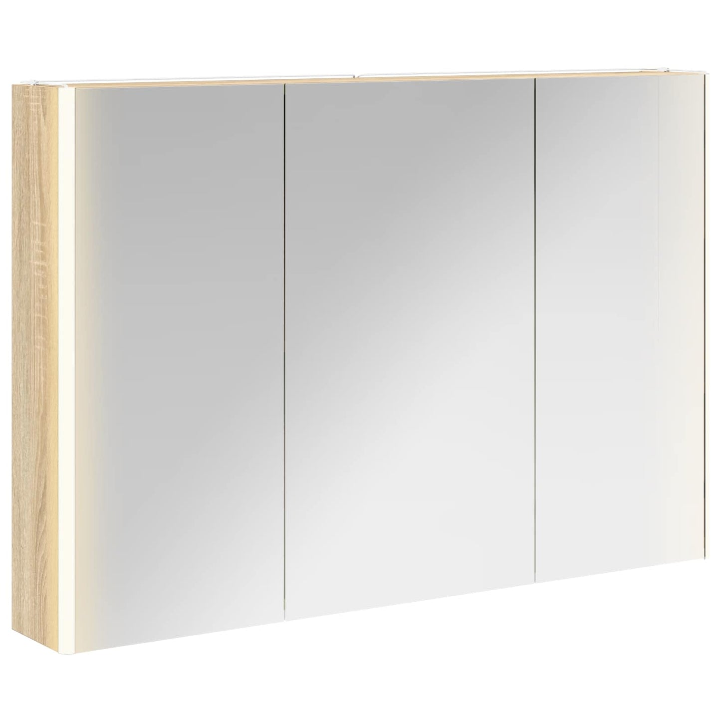 Badkamer spiegelkast Sonoma Eiken 103,5 x 15,5 x 70 cm is nu te koop bij PeponiXL, paradijselijk wonen!