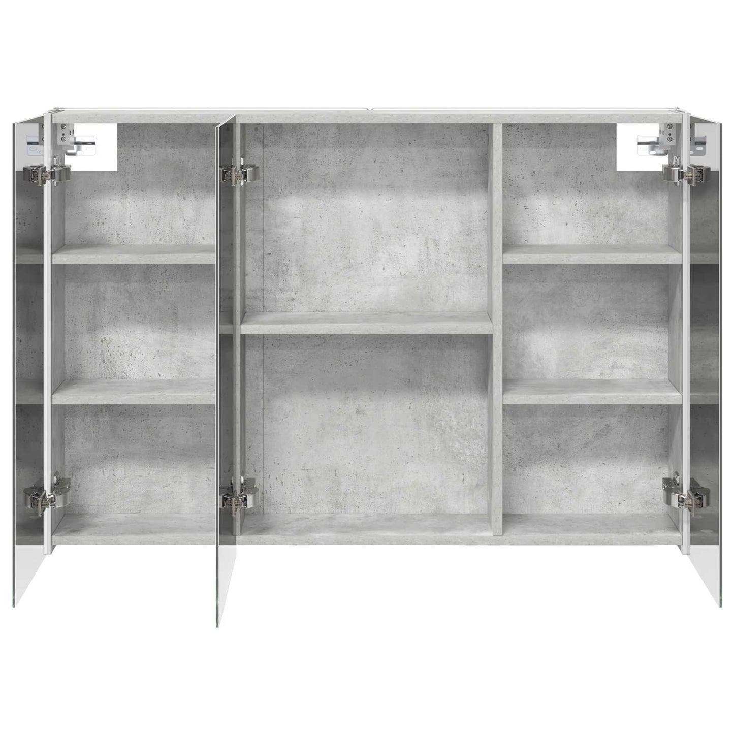 Badkamer spiegelkast Beton Grijs 103,5 x 15,5 x 70 cm is nu te koop bij PeponiXL, paradijselijk wonen!