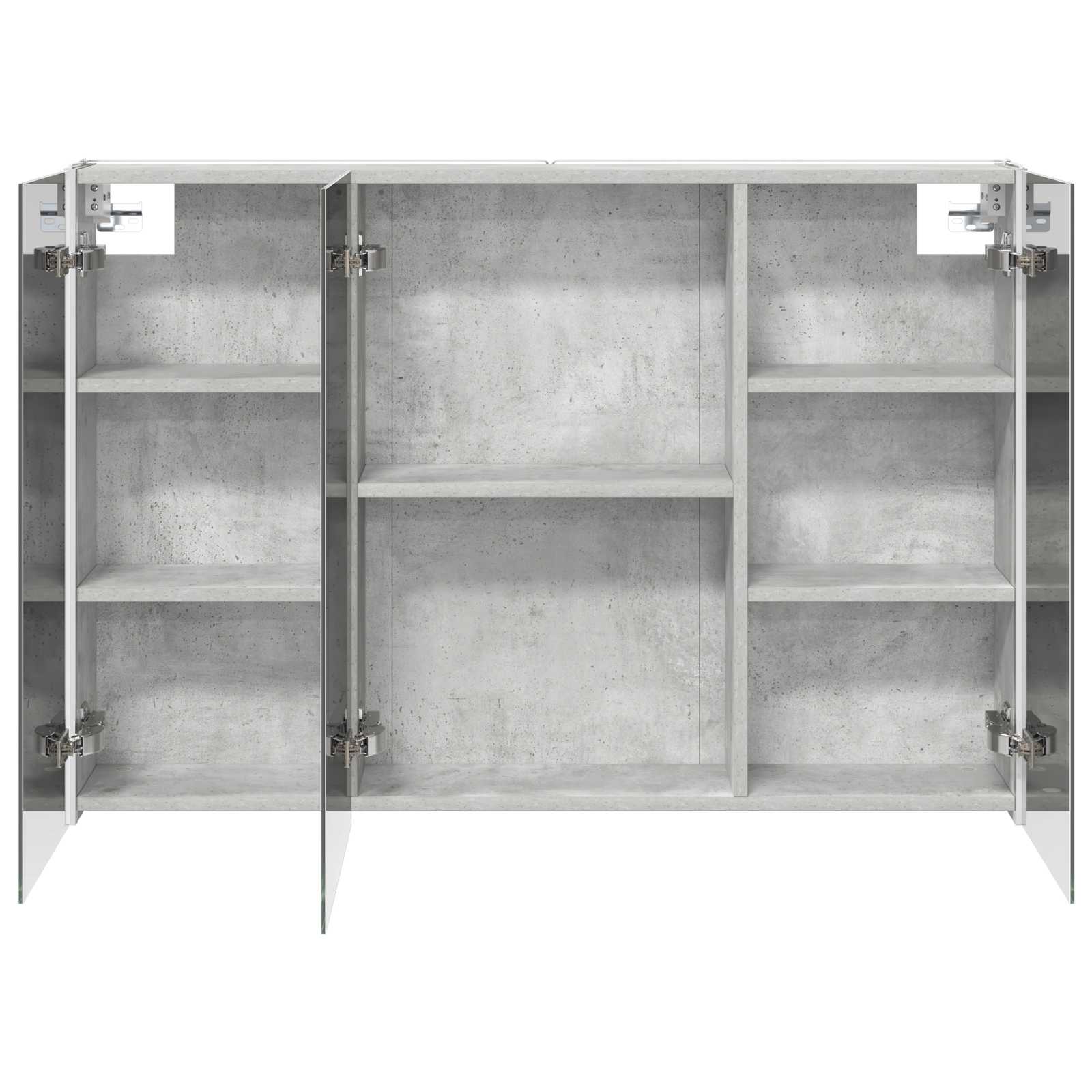 Badkamer spiegelkast Beton Grijs 103,5 x 15,5 x 70 cm is nu te koop bij PeponiXL, paradijselijk wonen!