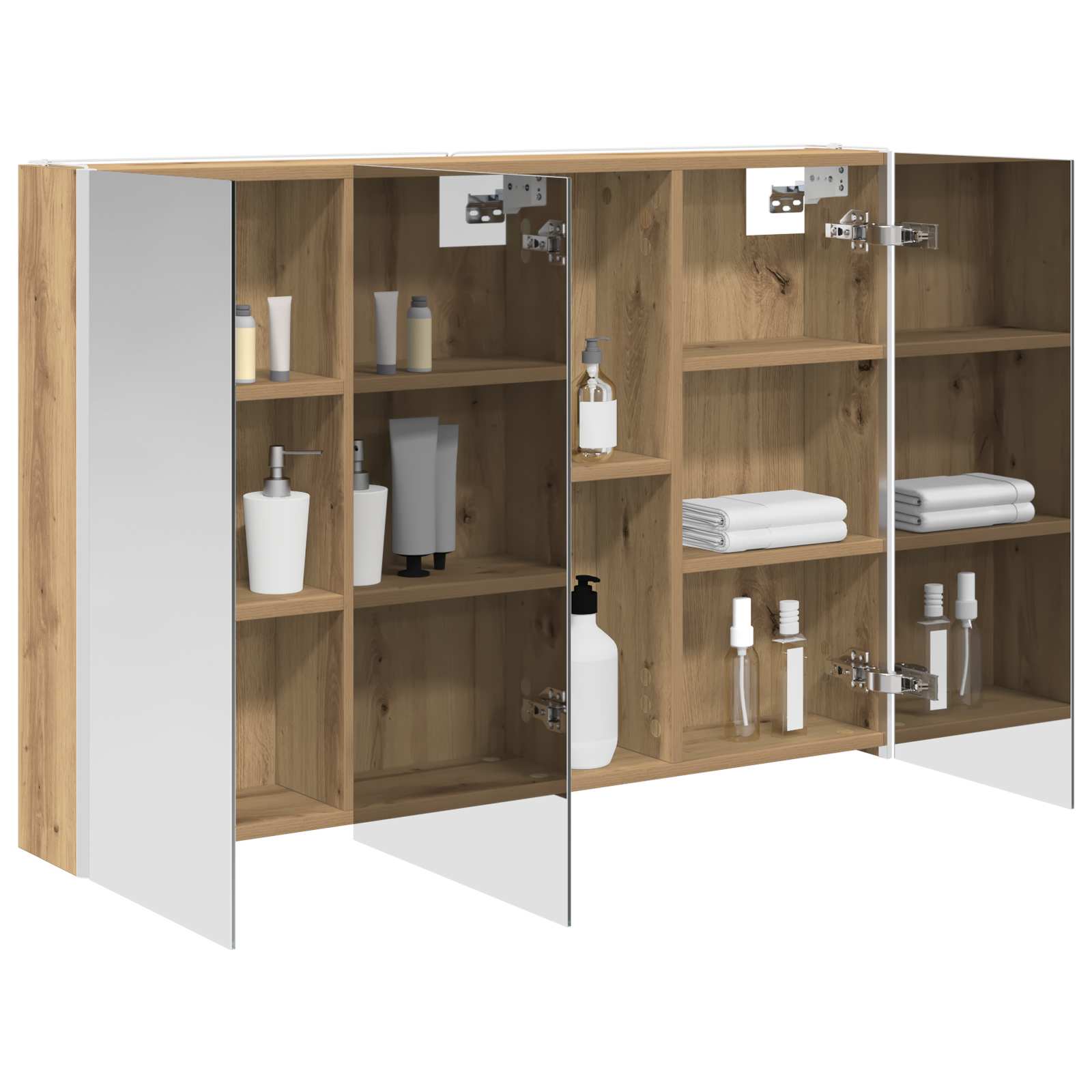 Badkamer spiegelkast Ambachtelijk eiken 103,5 x 15,5 x 70 cm is nu te koop bij PeponiXL, paradijselijk wonen!