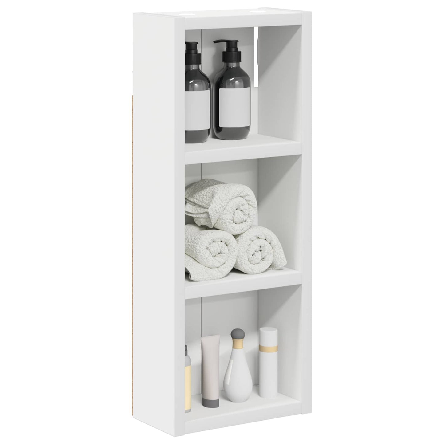 Badkamer wandkast Wit 20 x 10 x 50 cm Geconstrueerd hout is nu te koop bij PeponiXL, paradijselijk wonen!