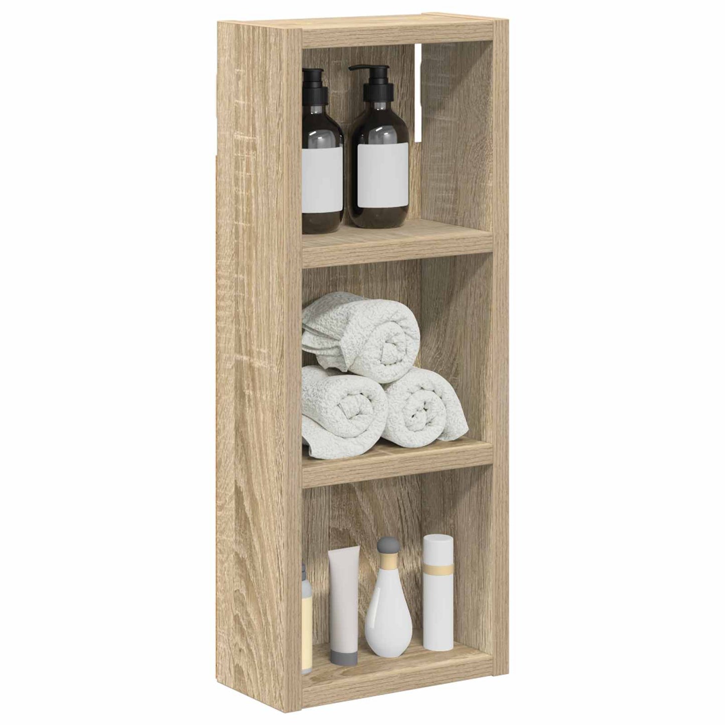 Badkamer wandkast met plank Sonoma Eiken 20 x 10 x 50 cm is nu te koop bij PeponiXL, paradijselijk wonen!
