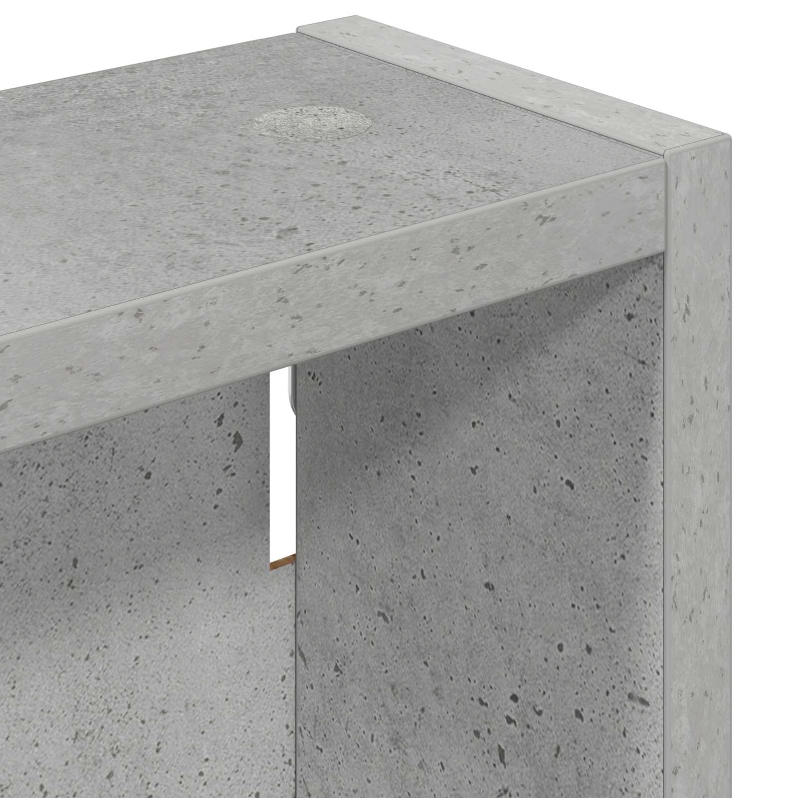 Badkamer wandkast met plank Beton Grijs 20 x 10 x 50 cm is nu te koop bij PeponiXL, paradijselijk wonen!