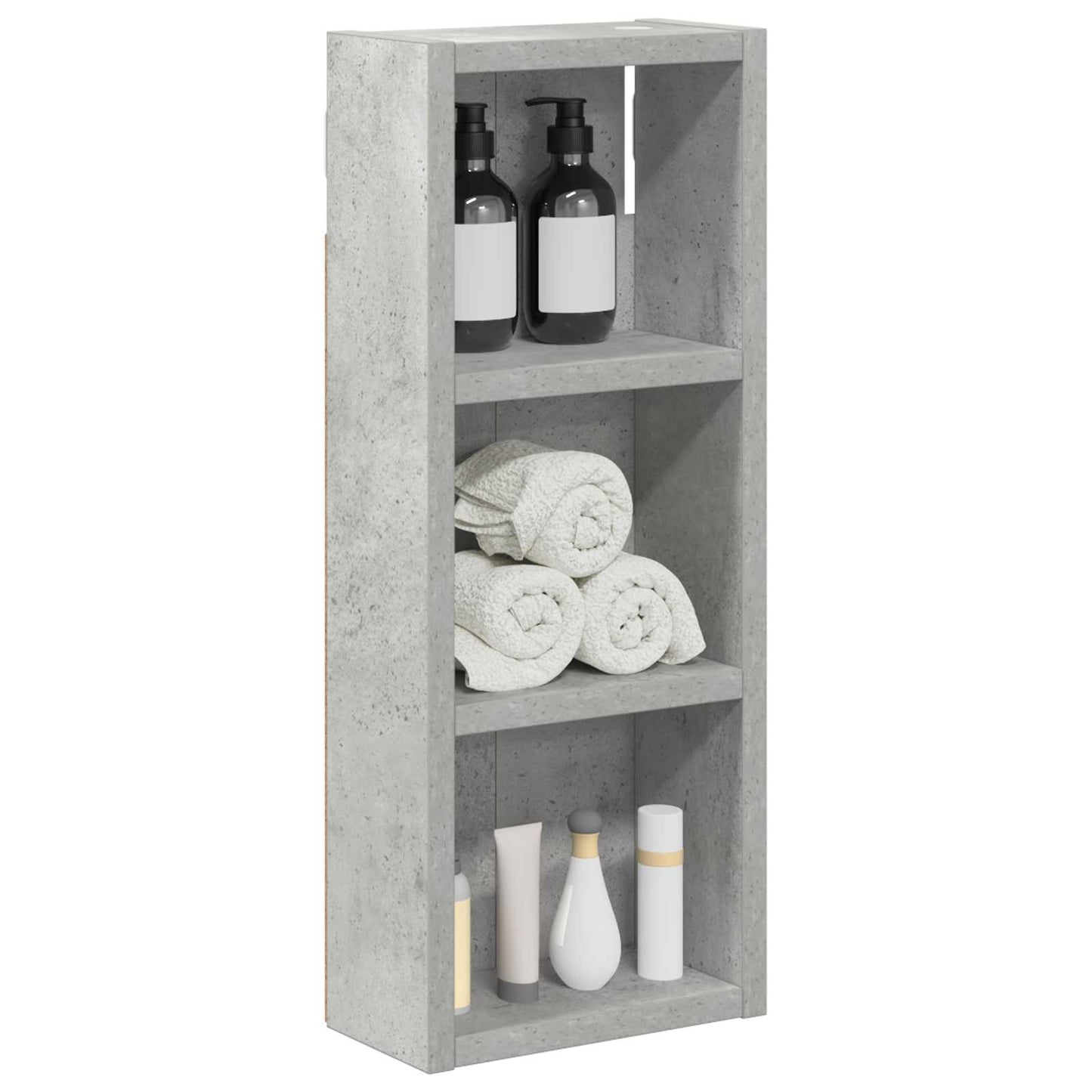 Badkamer wandkast met plank Beton Grijs 20 x 10 x 50 cm is nu te koop bij PeponiXL, paradijselijk wonen!