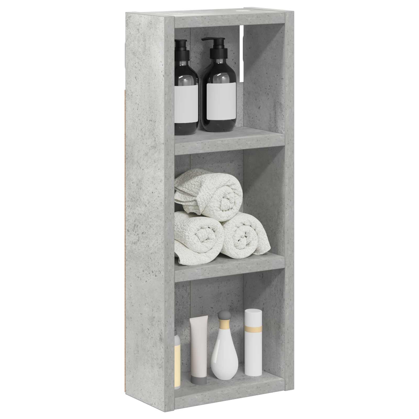 Badkamer wandkast met plank Beton Grijs 20 x 10 x 50 cm is nu te koop bij PeponiXL, paradijselijk wonen!
