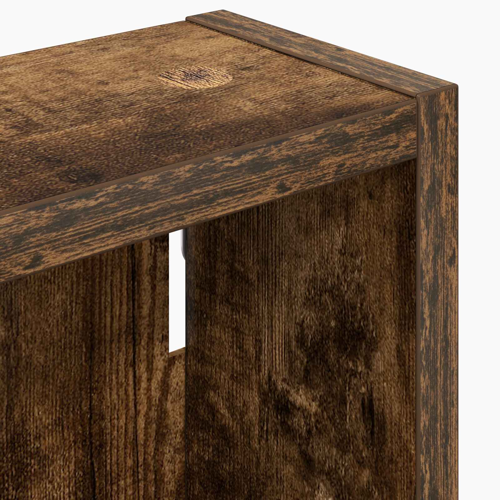 Badkamer wandkast met plank Gerookte Eik 20 x 10 x 50 cm is nu te koop bij PeponiXL, paradijselijk wonen!