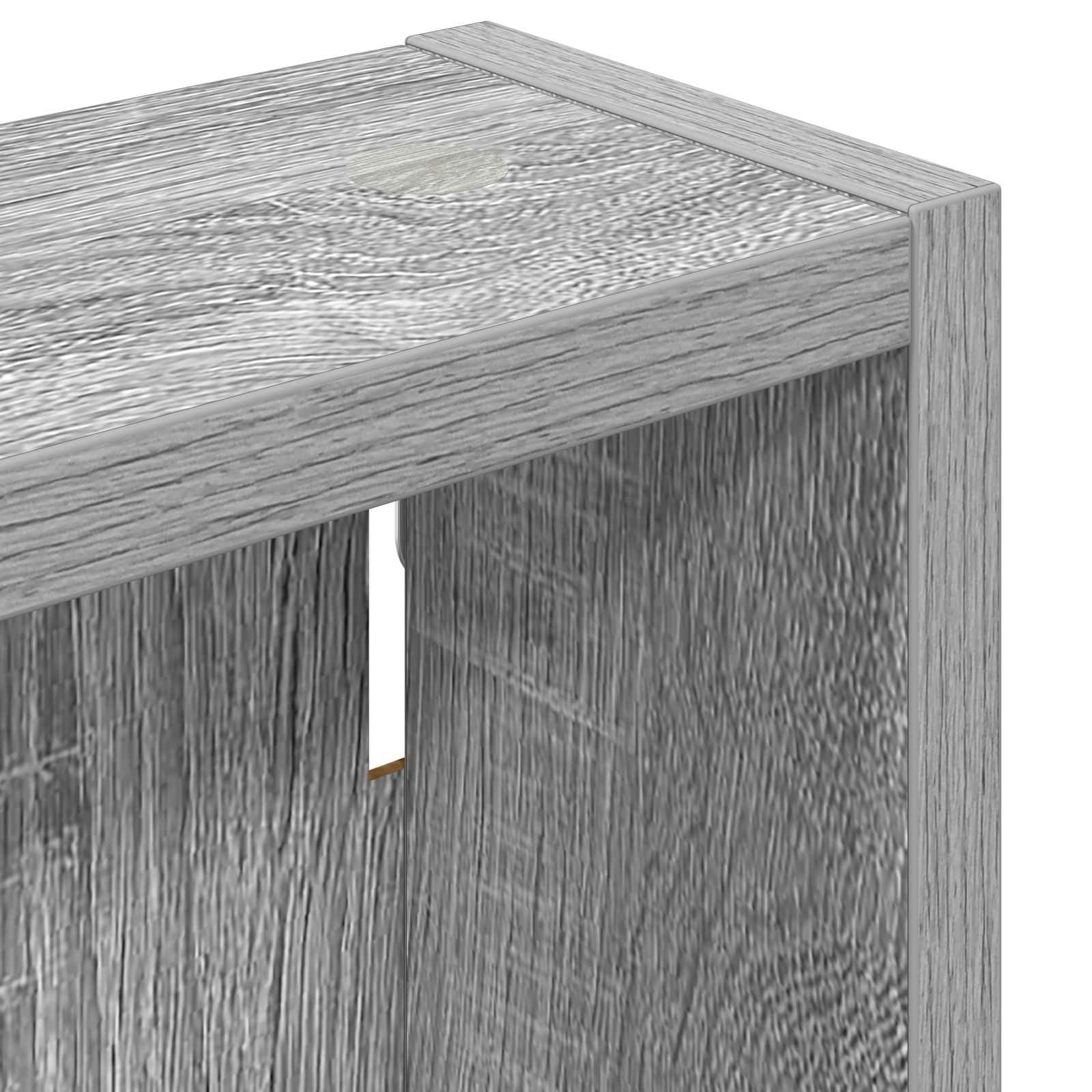 Badkamer wandkast met plank Grijze Sonoma 20 x 10 x 50 cm is nu te koop bij PeponiXL, paradijselijk wonen!