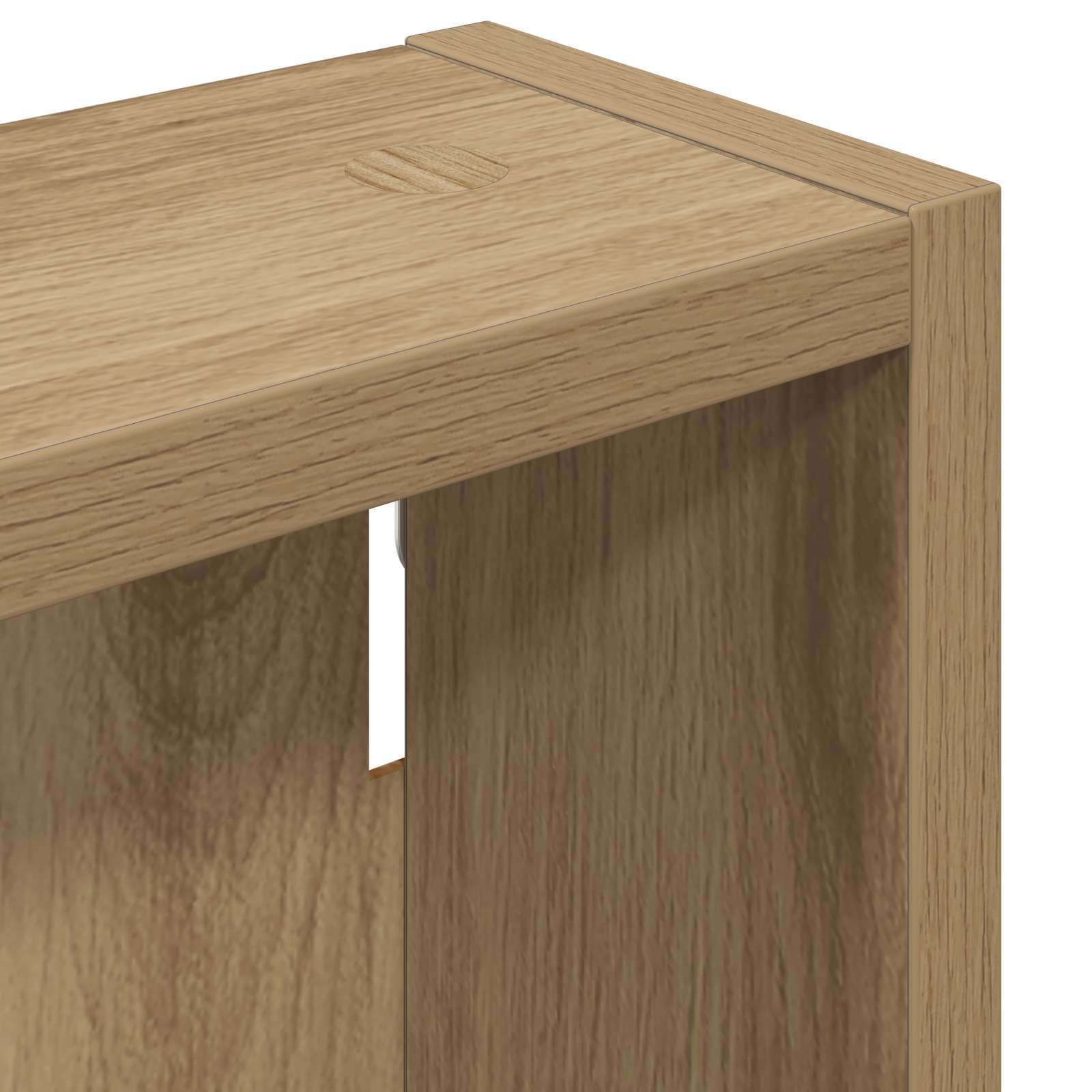 Badkamer wandkast met plank Ambachtelijk eiken 20 x 10 x 50 cm is nu te koop bij PeponiXL, paradijselijk wonen!